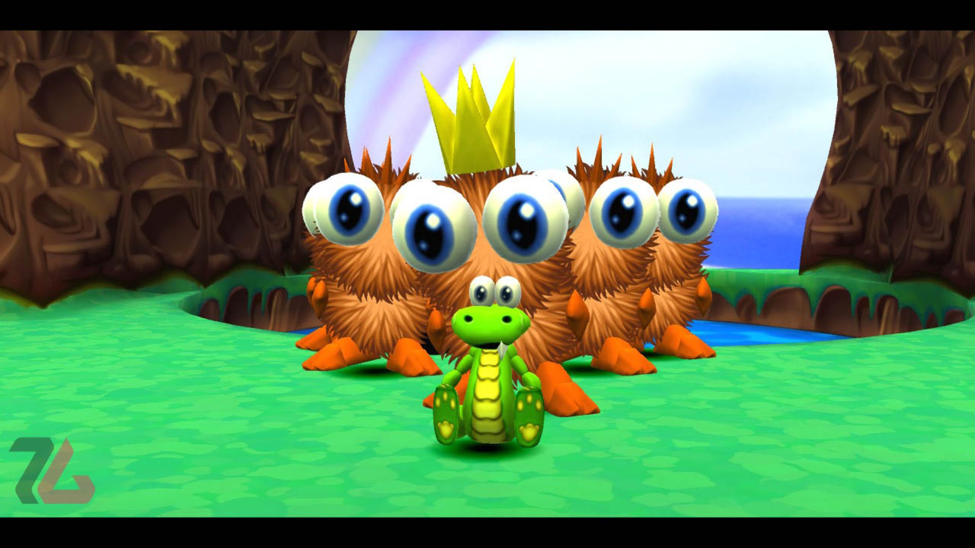 بوگون ها و کراک در بازی croc remaster