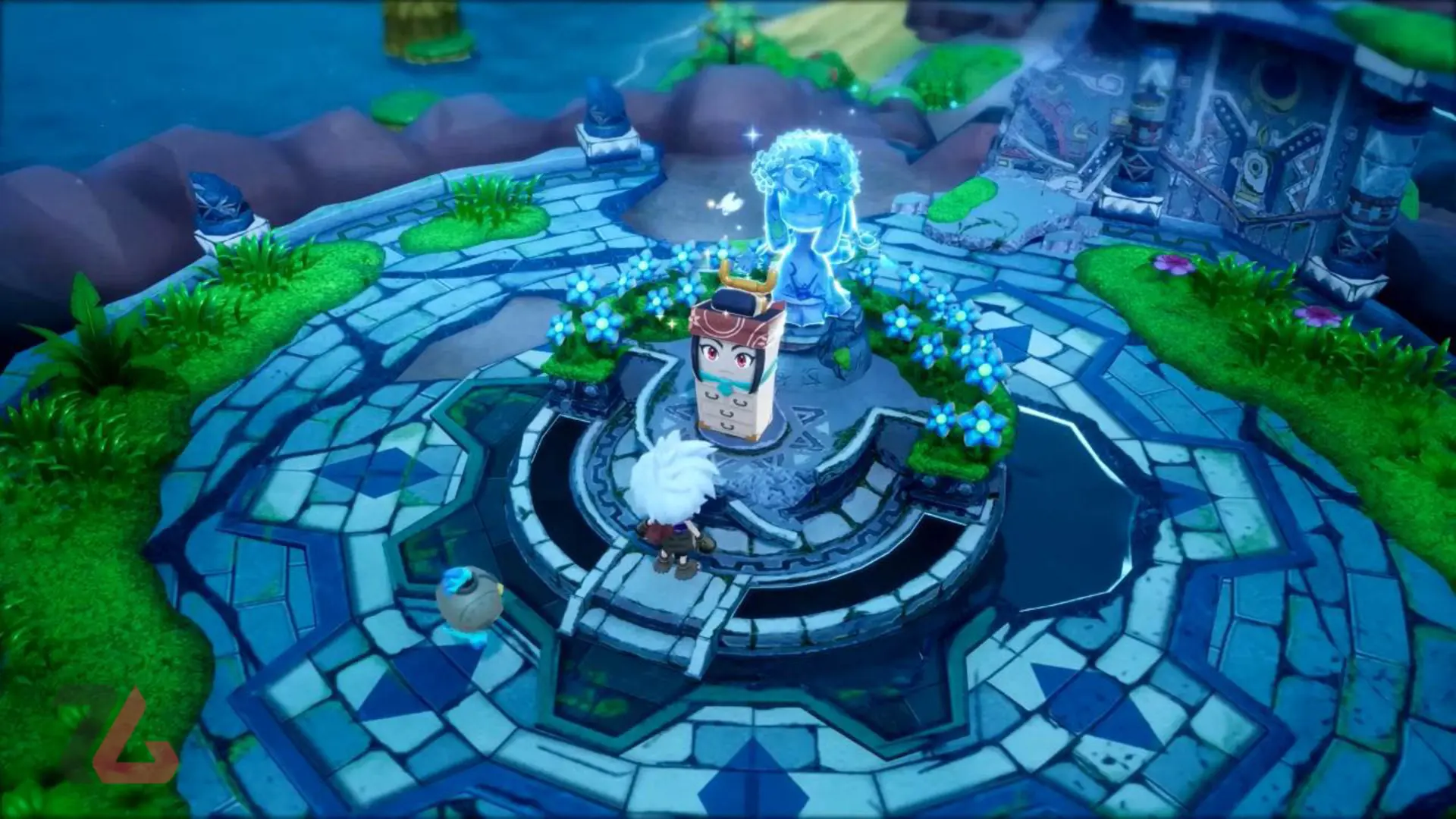 الهه آب در مزرعه در بازی Fantasy Life I