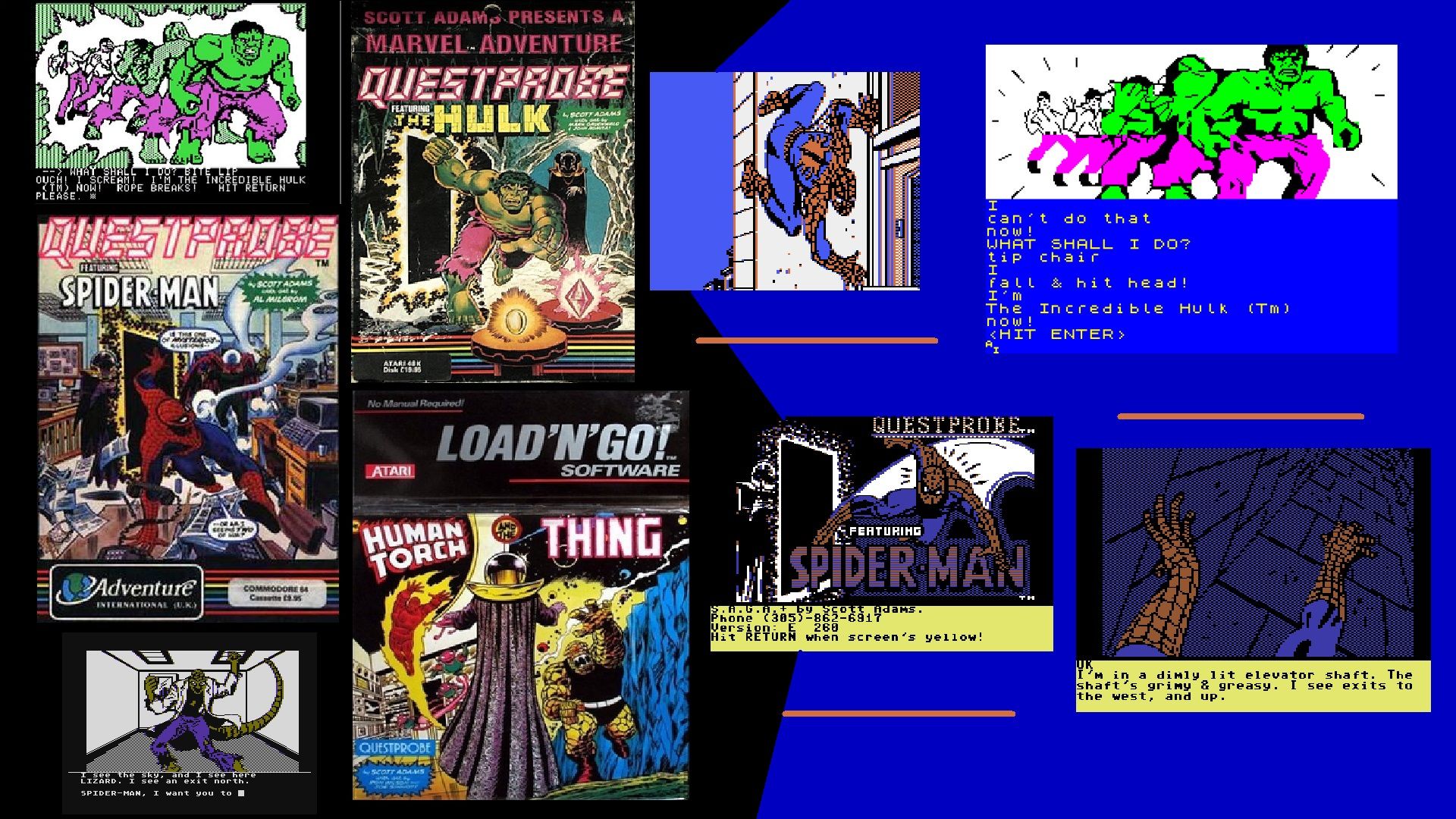 Questprobe Featuring Hulk  Spider-Man Human Torch and Thing  Adventure International 