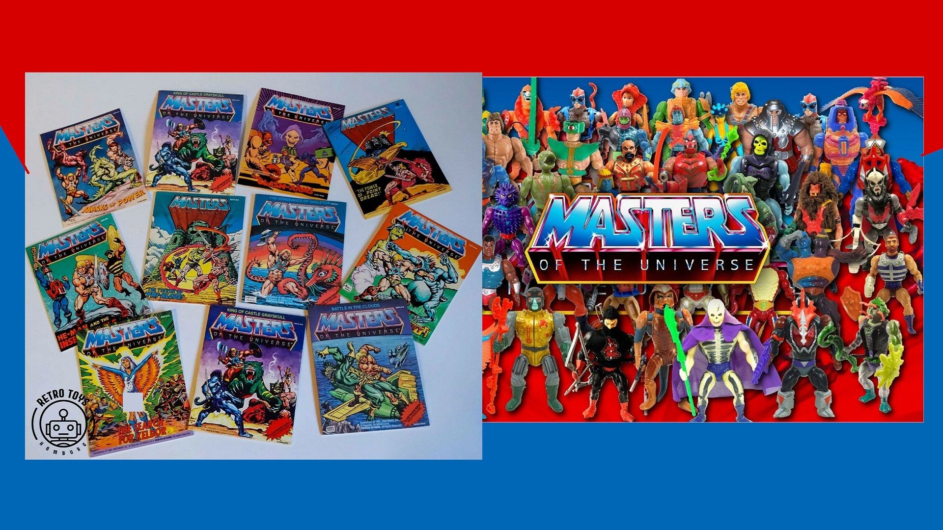 فیگور کتاب اسباب بازی Masters of the Universe مسترز یونیورس رترو آتاری