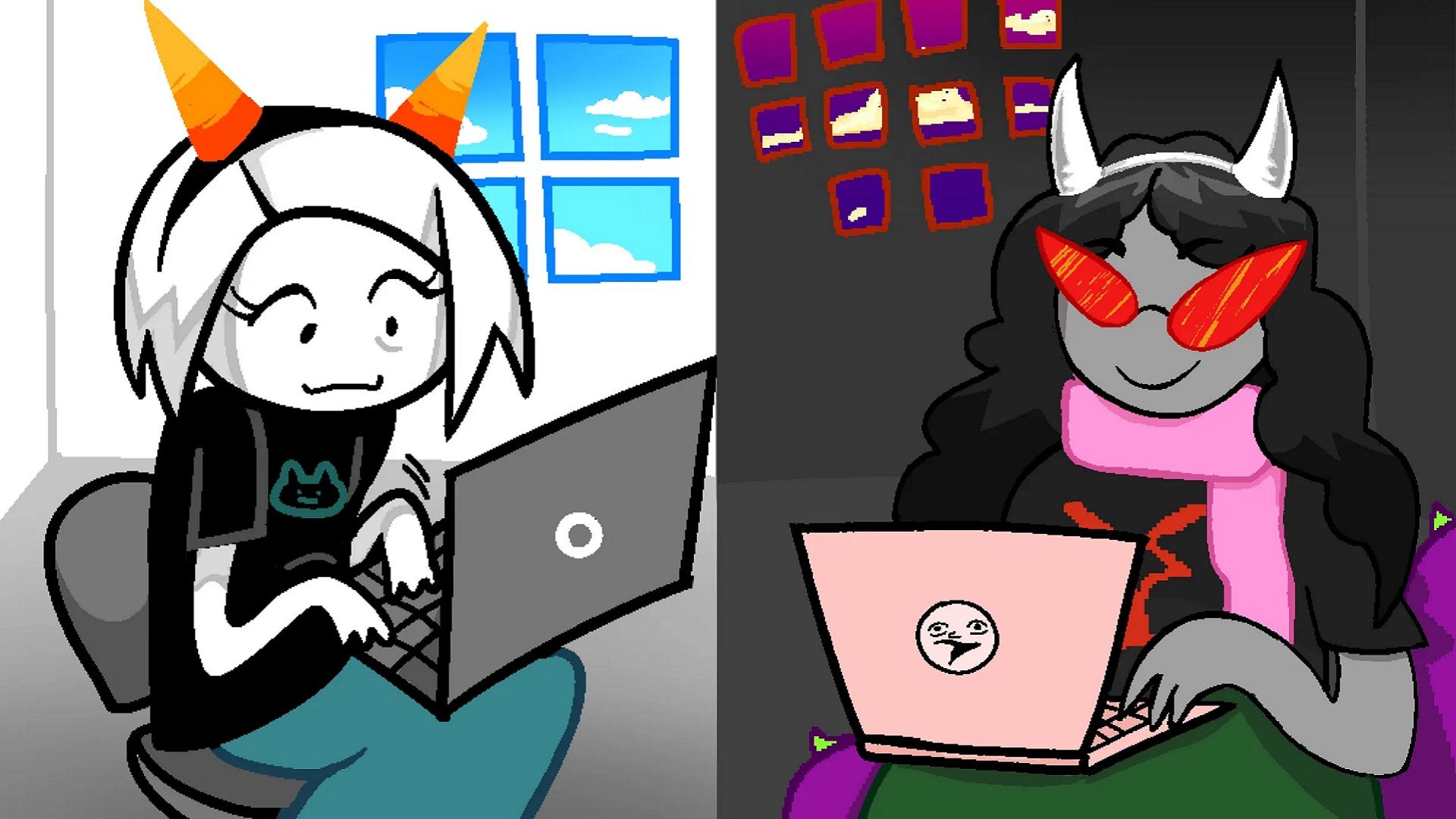 وب کمیک Homestuck  هواداران فن چت