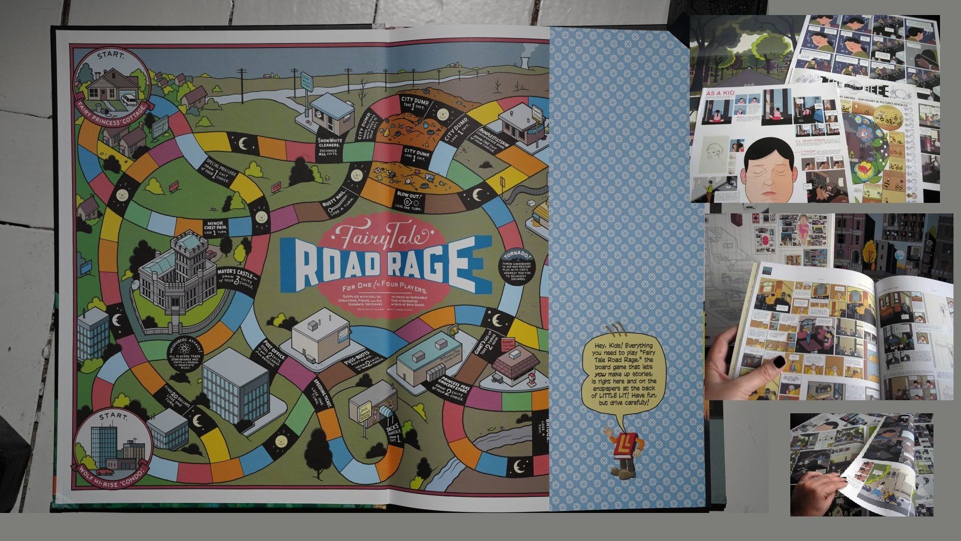  کریس ویر (Chris Ware) Fairy Tale Road Rage  Building Stories