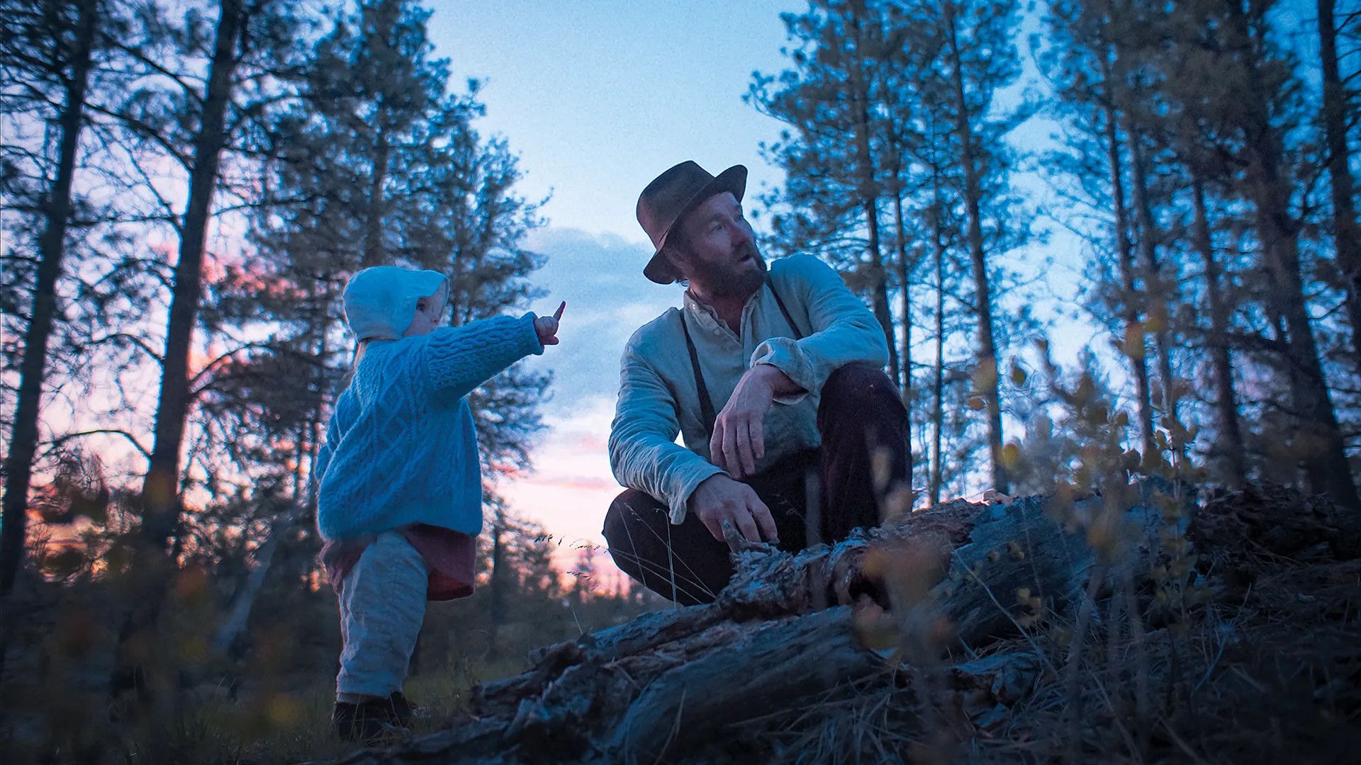 پدر و بچه در فیلم Train Dreams