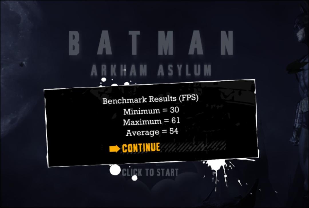 batman benchmarks
