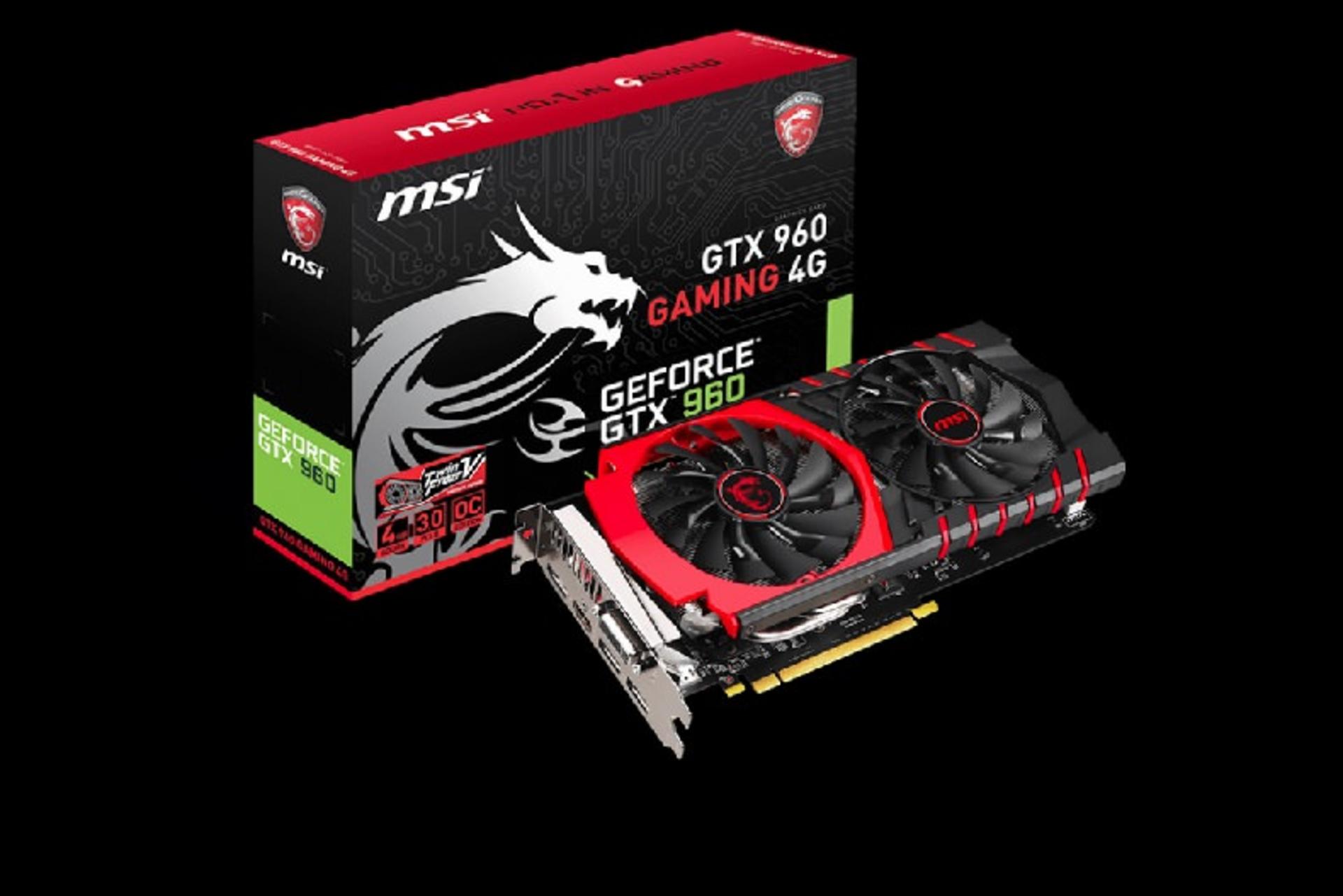 کارت گرافیکی ام اس آی 960