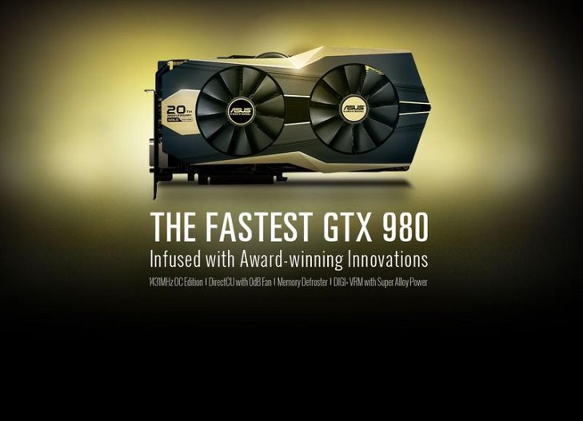 کارت گرافیک ASUS GTX 980 Gold Edition