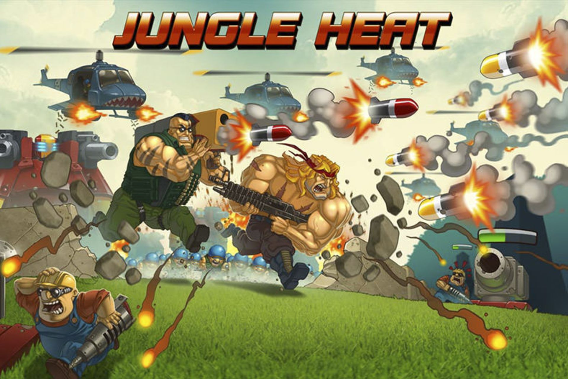 معرفی بازی موبایل: Jungle Heat: نبردی استراتژیک و داغ!