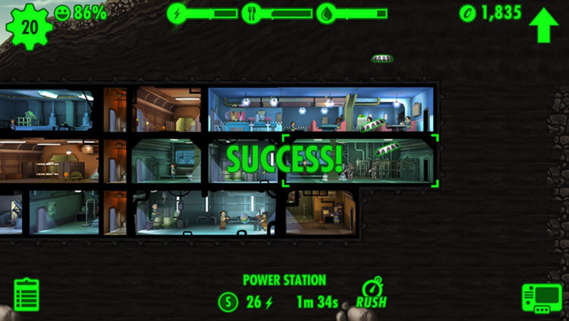 بازی موبایل Fallout shelter