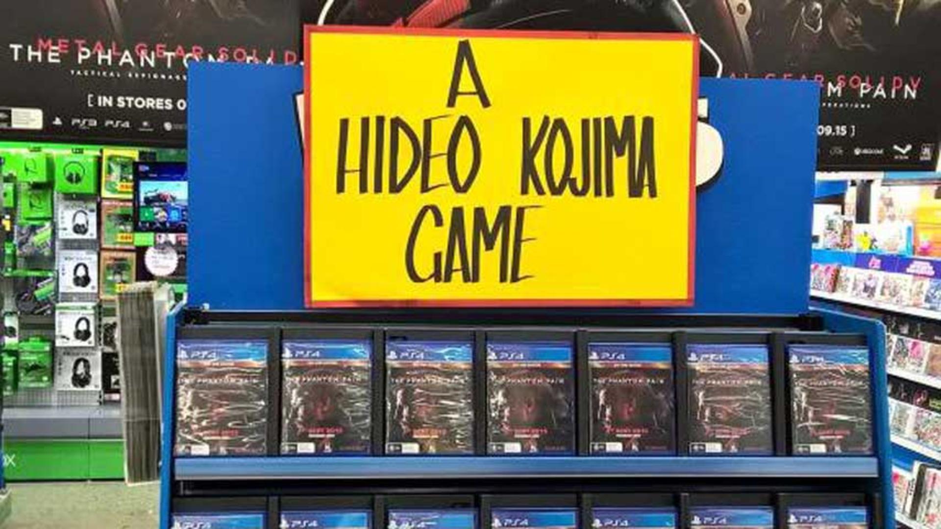 تابلوی فروشگاه JB Hi-Fi در حمایت از Hideo Kojima