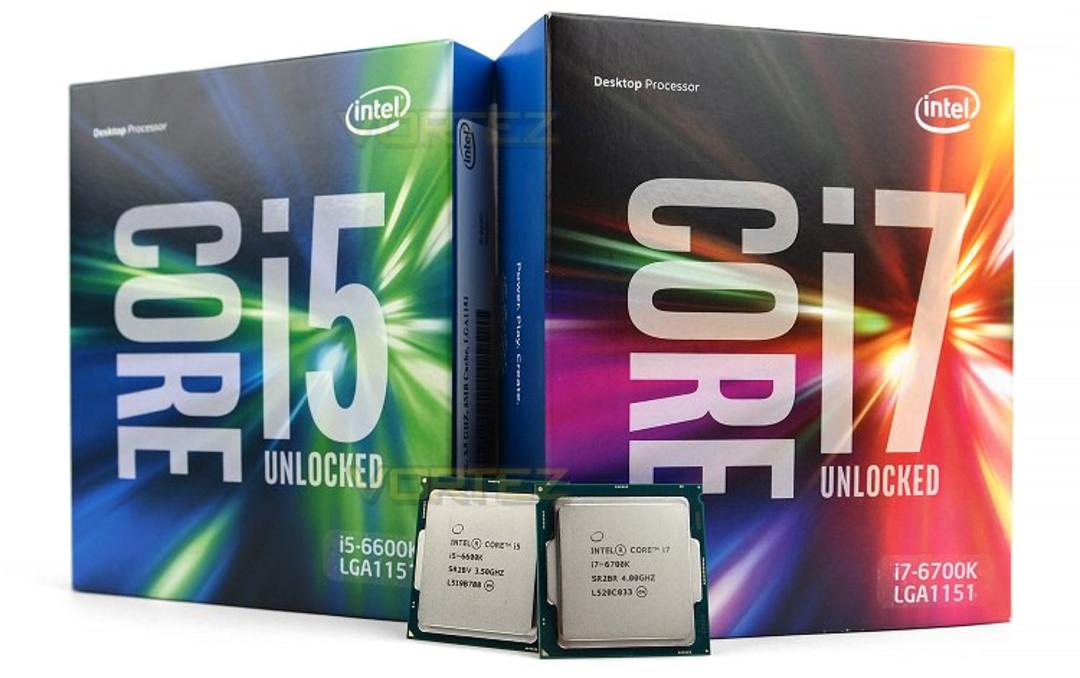 intel core i5-6600k core i7-6700k