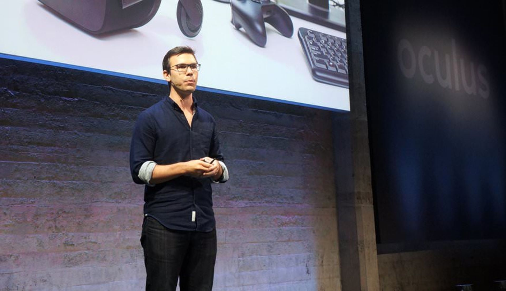 Oculus's Nate Mitchell at Unveiling of Touch