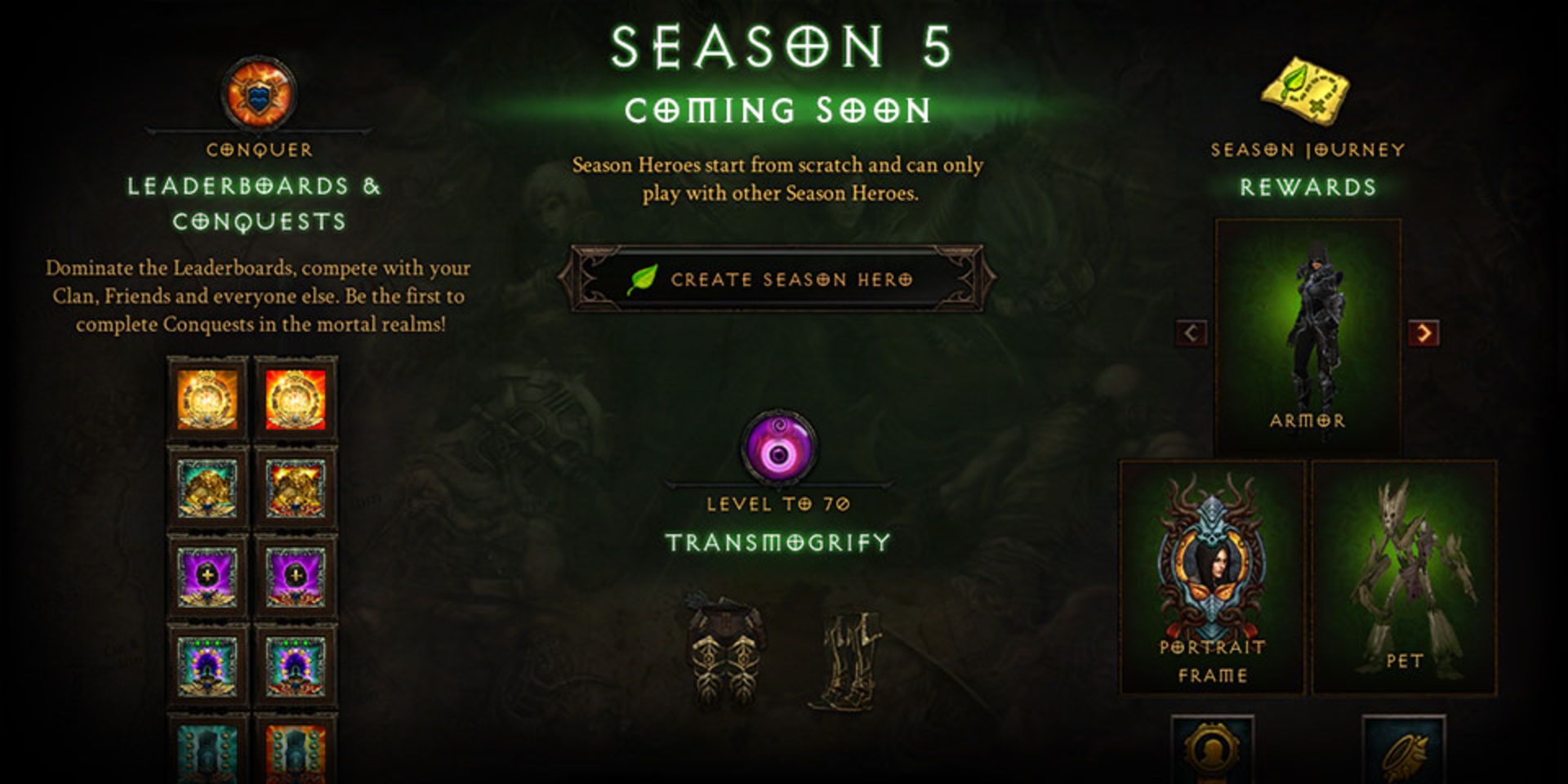 آغاز فصل پنجم Diablo 3 - season 5