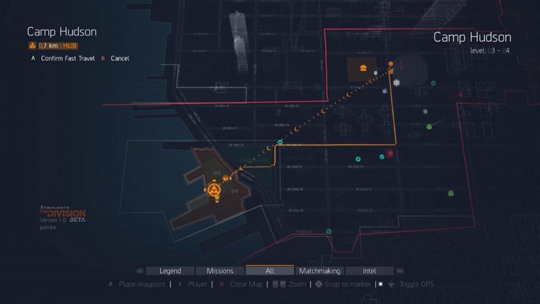 نکات آموزشی نسخه بتا The Division
