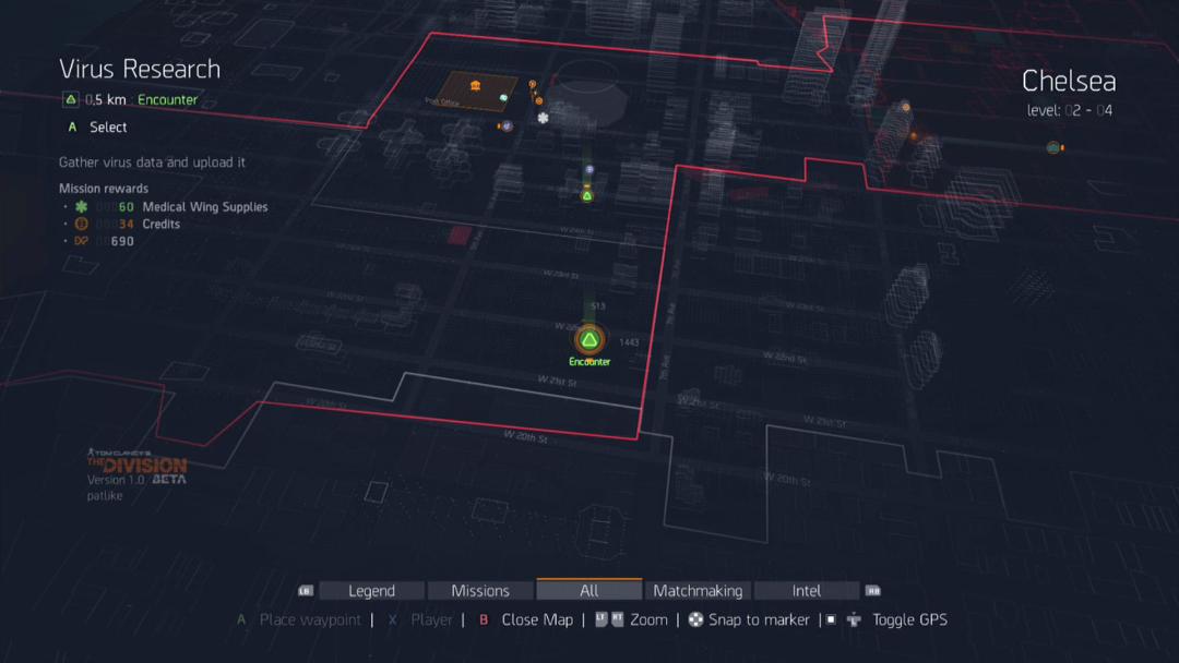 نکات آموزشی نسخه بتا The Division