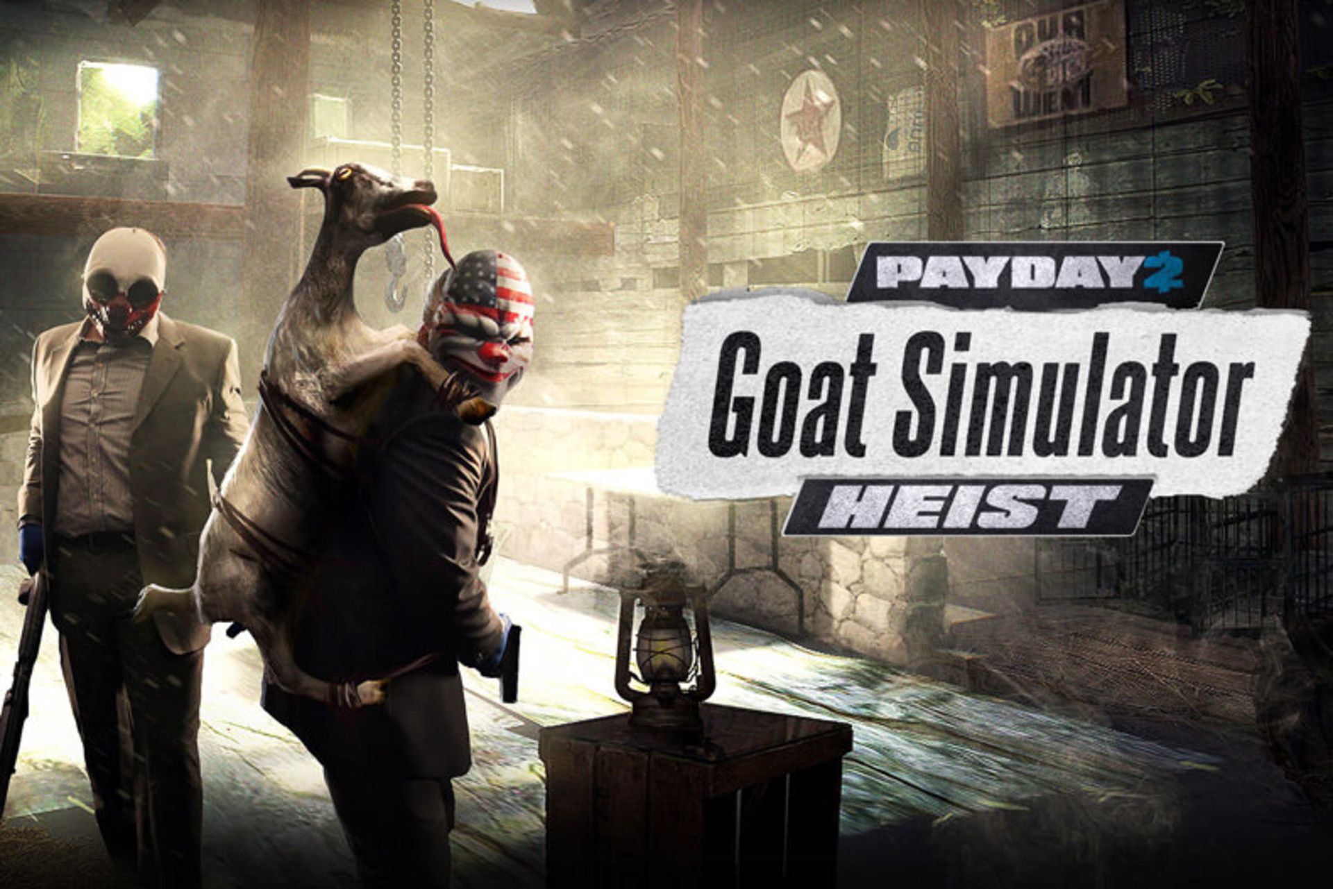 بسته الحاقی Goat Simulator برای PayDay 2