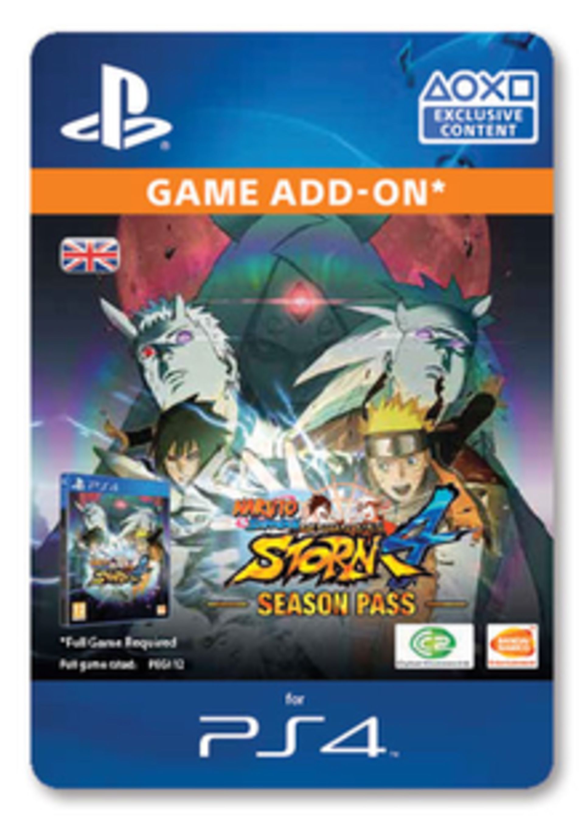 Season pass naruto storm 4 card psn