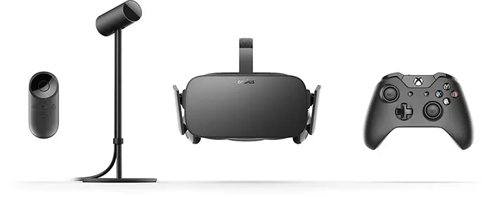 Oculus Rift محتوای جعبه