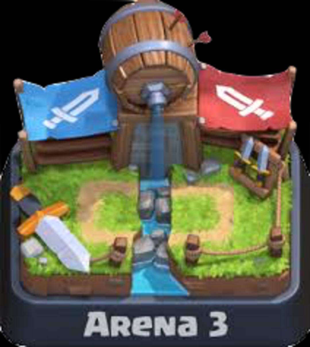 آرنای باربارین بازی کلش رویال Barbarian Bowl