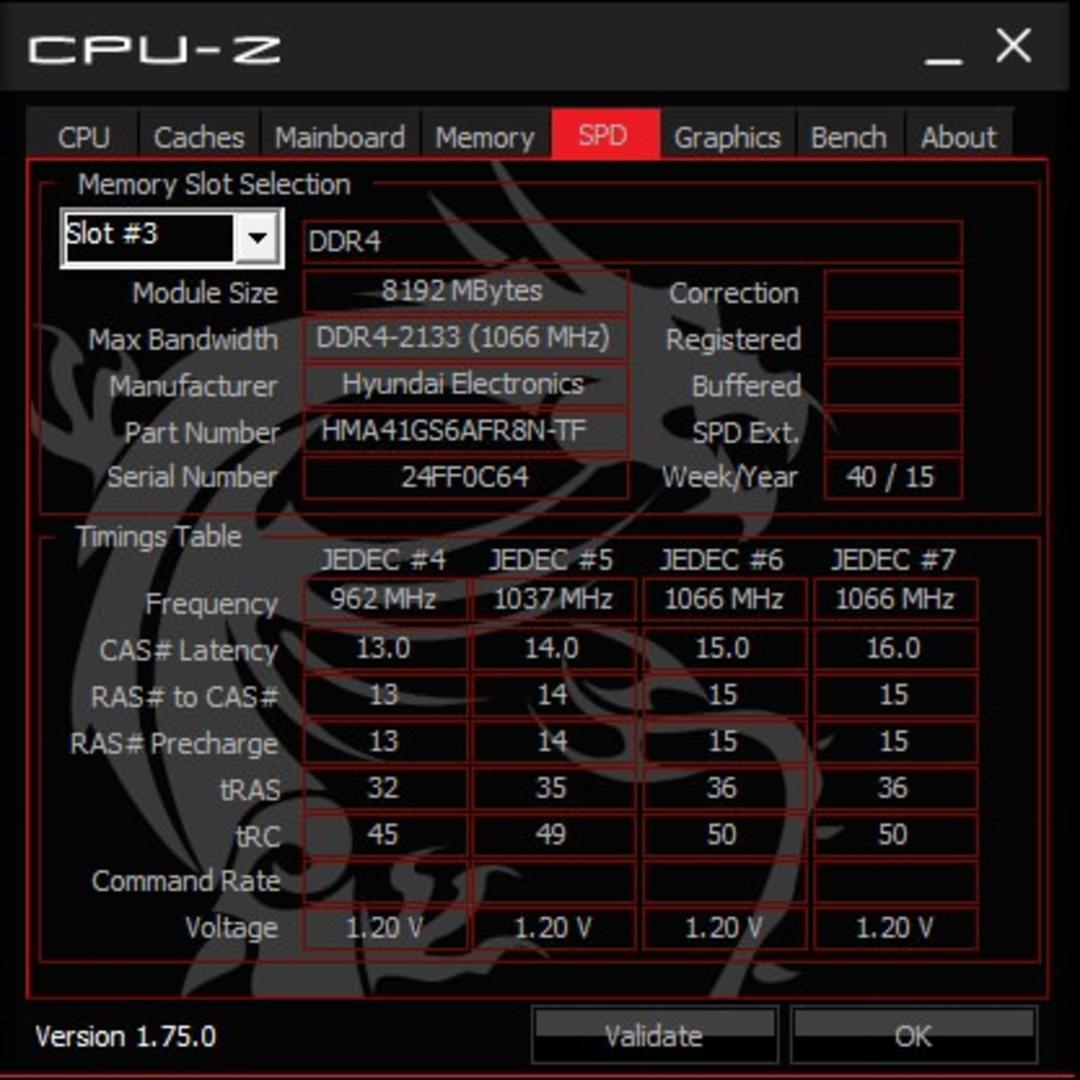 CPU Z MSI ZoomG 2