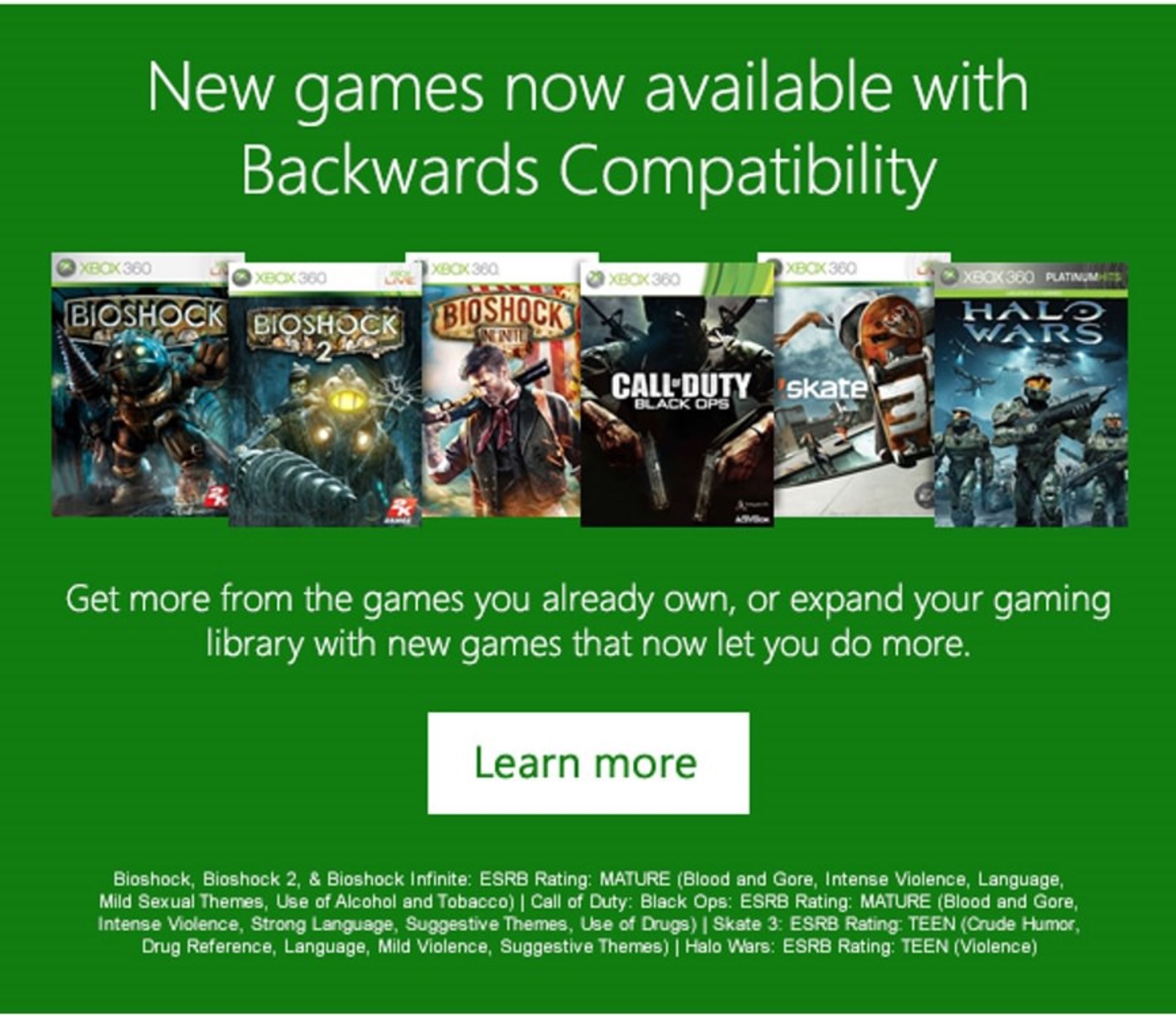 بازی های Backwards Compatibility