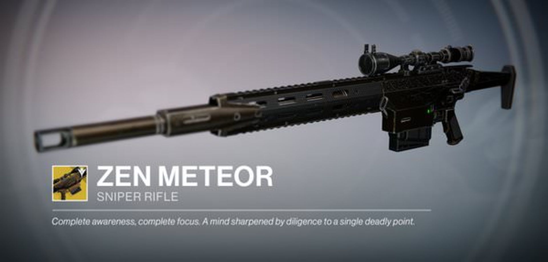 Destiny April Snipe zen meteor
