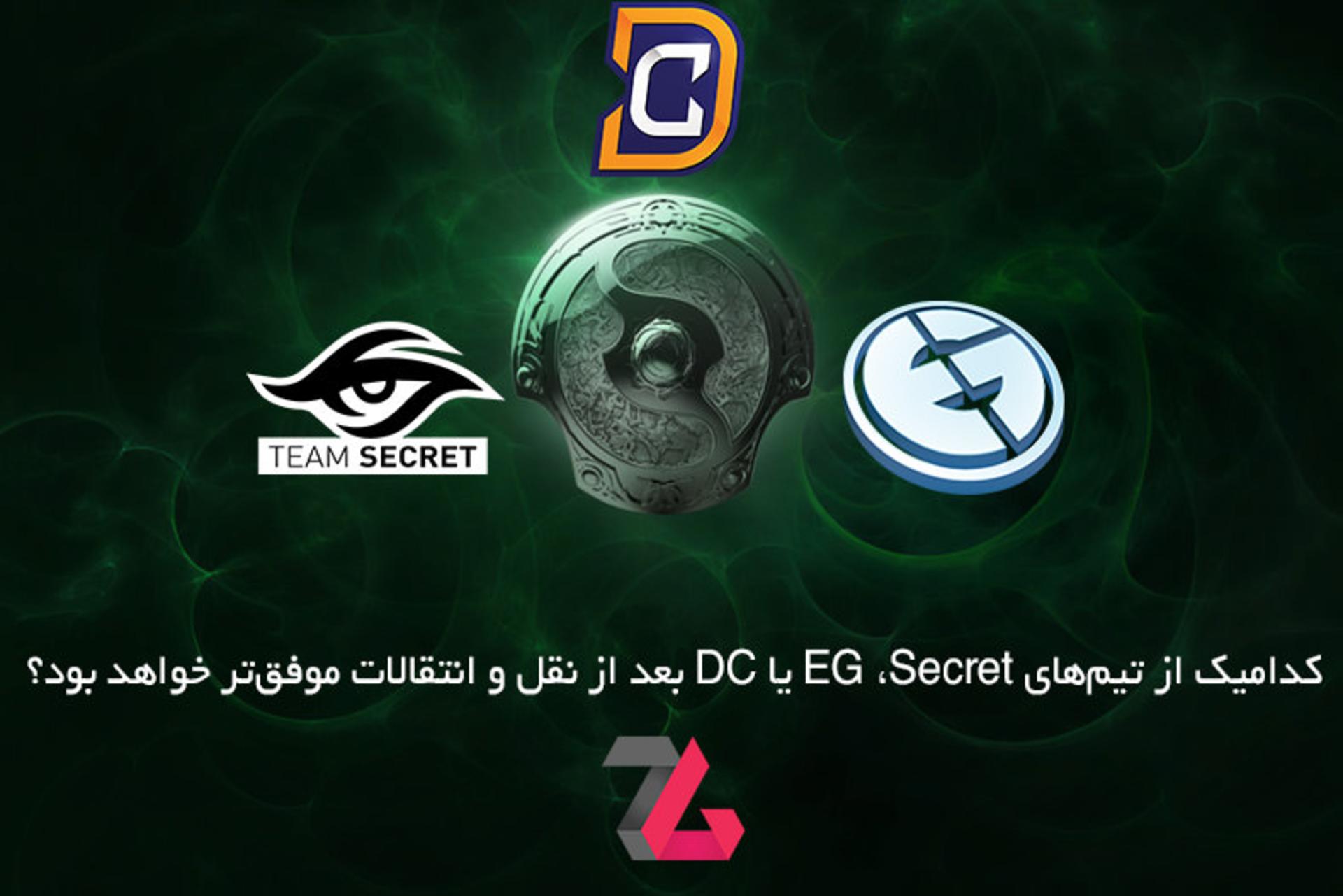 dota roster change eg dc secret
