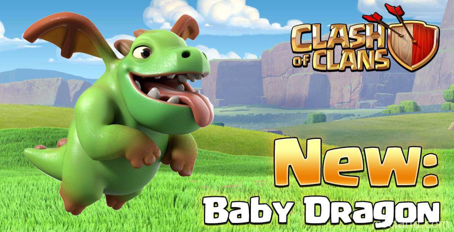 بی بی دراگون Baby Dragon Clash of clans