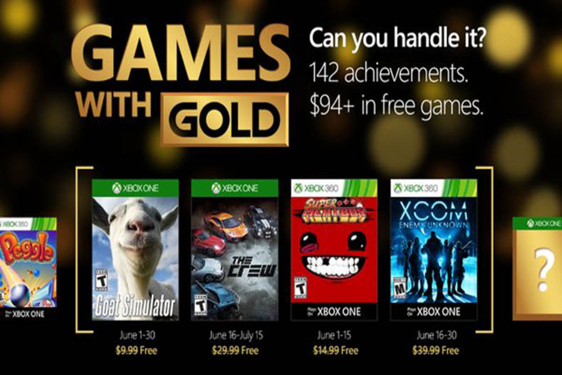 بازی‌های رایگان ماه ژوئن Xbox Live