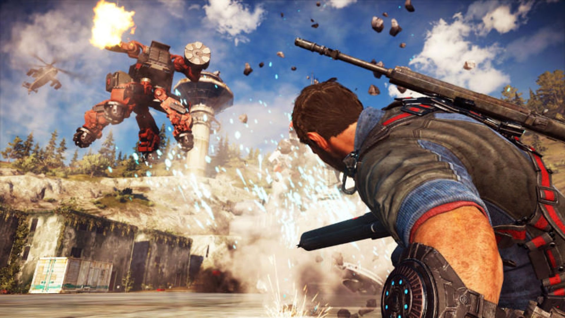 بسته الحاقی Mech Land Assault بازی Just Cause 3