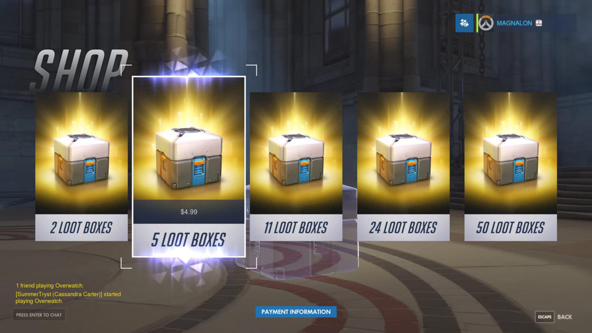 قیمت فروشگاه Overwatch