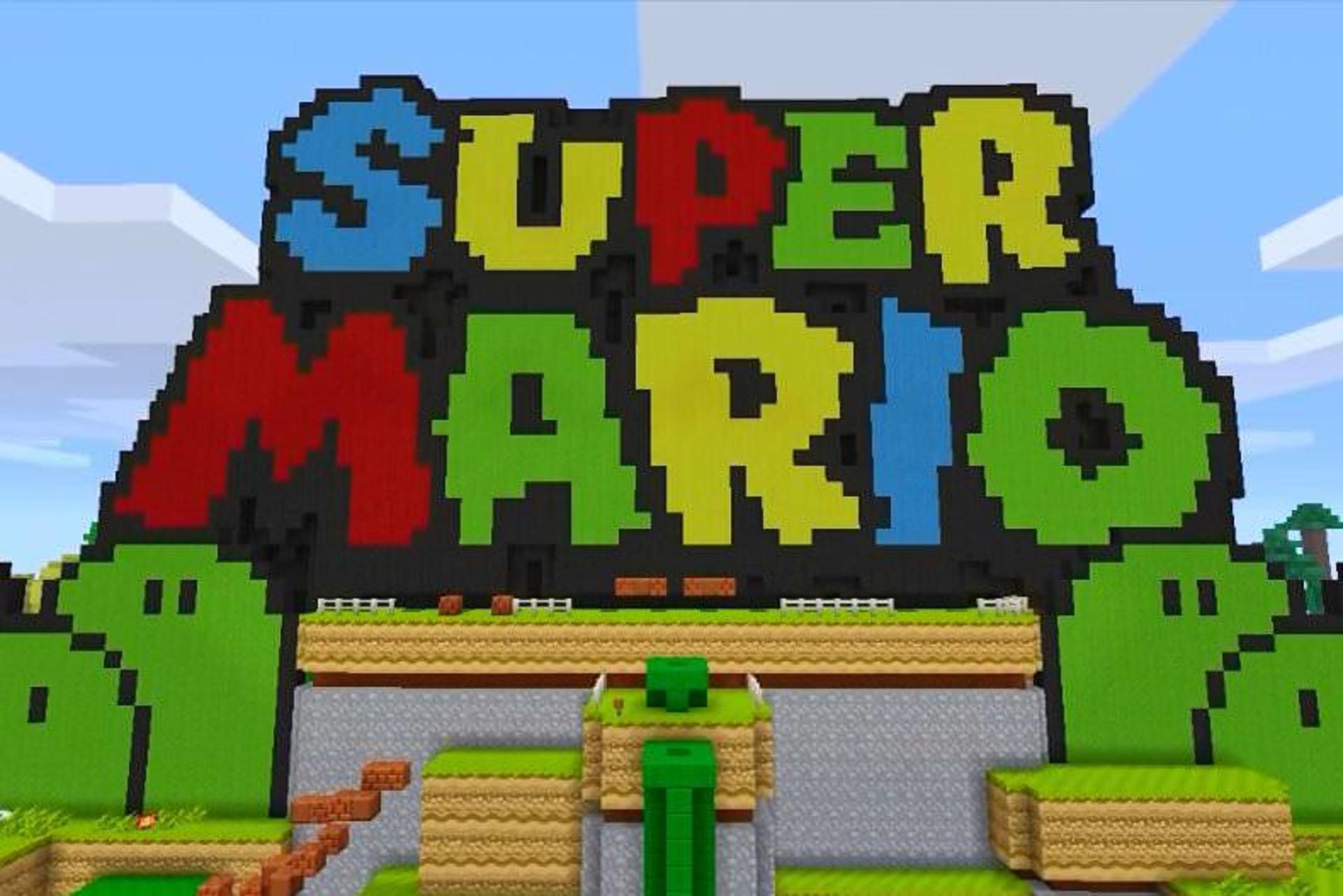 بسته Super Mario Mash-up Pack بازی Minecraft: Wii U Edition