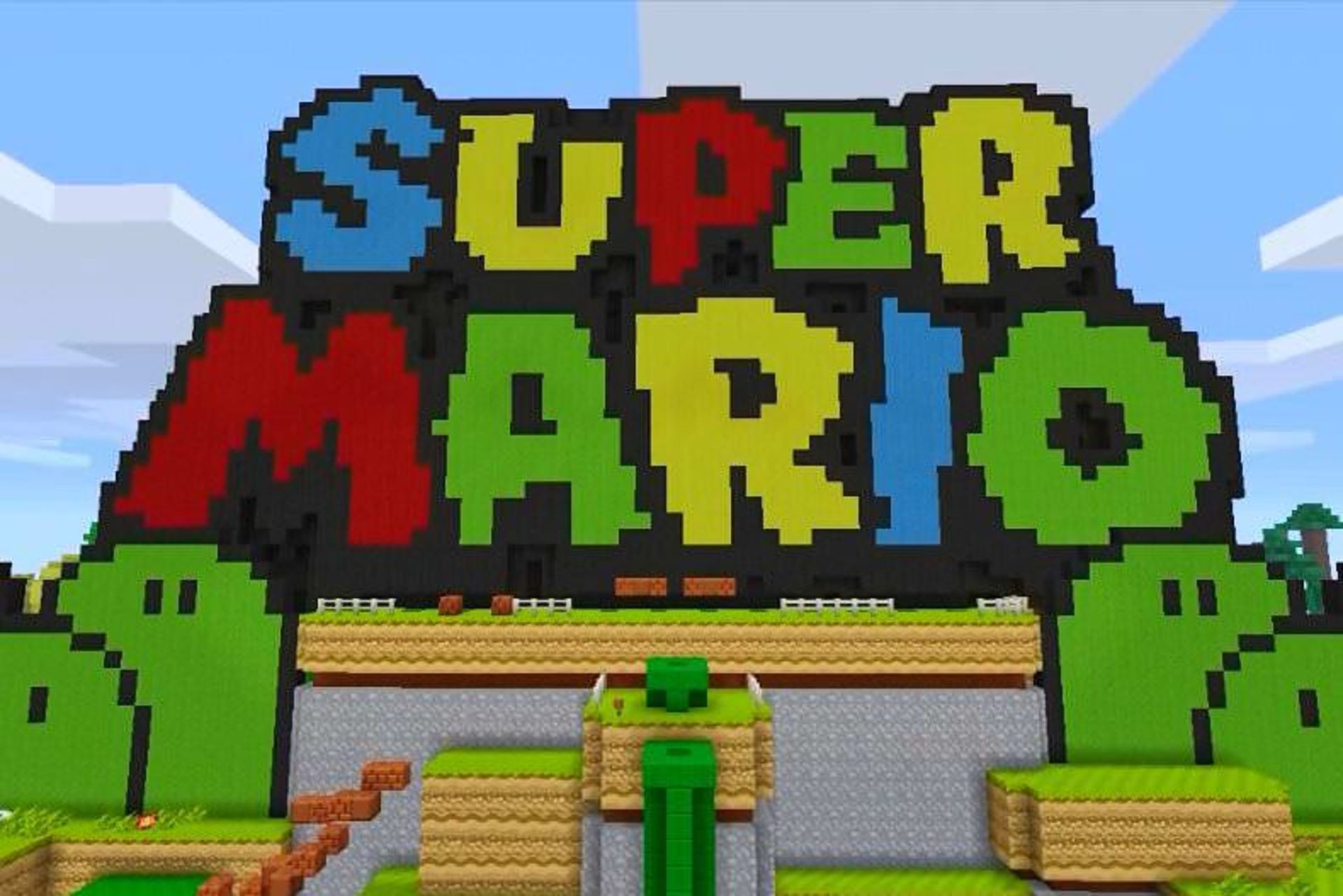 بسته Super Mario Mash-up Pack بازی Minecraft: Wii U Edition