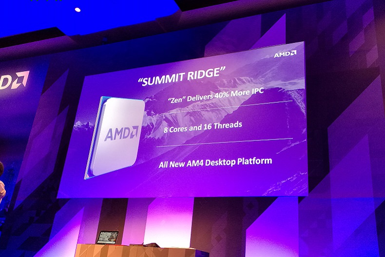 کامپیوتکس 2016: AMD پردازنده جدید Summit Ridge با معماری Zen را نمایش ...