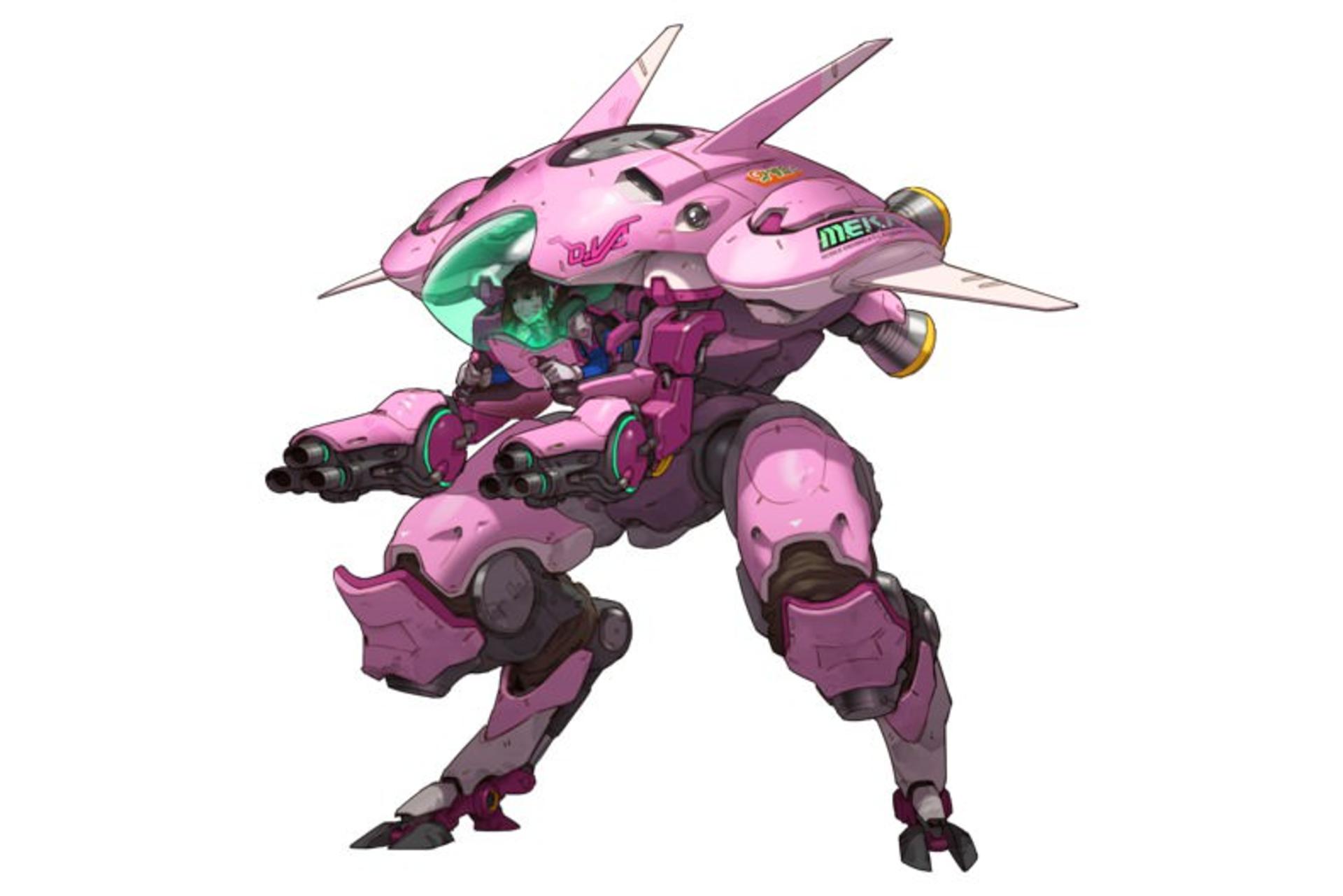 بازی اورواچ (Overwatch)، شخصیت دی.وا (D.Va) و ربات اش