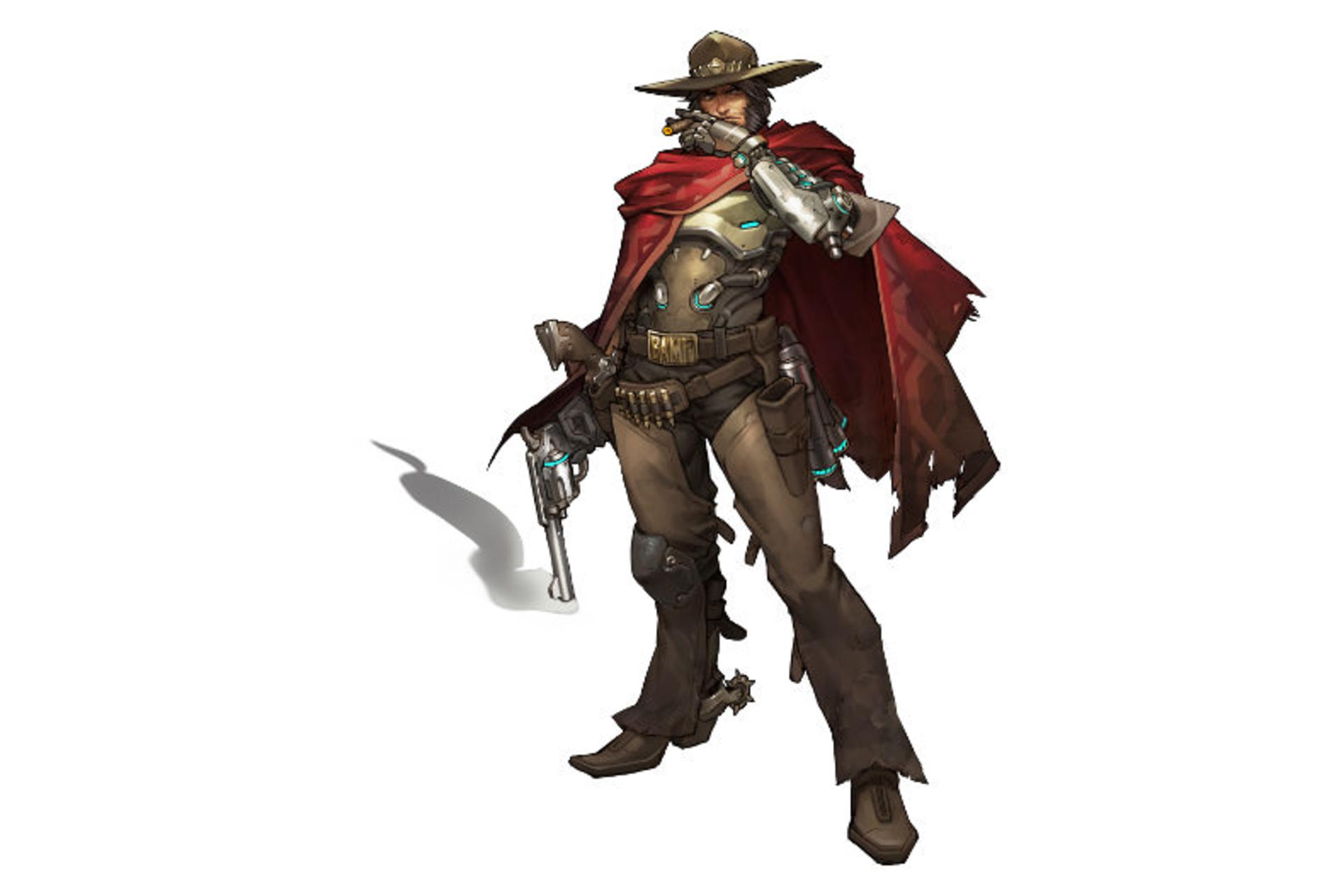 شخصیت مک کری (McCree) در بازی Overwatch