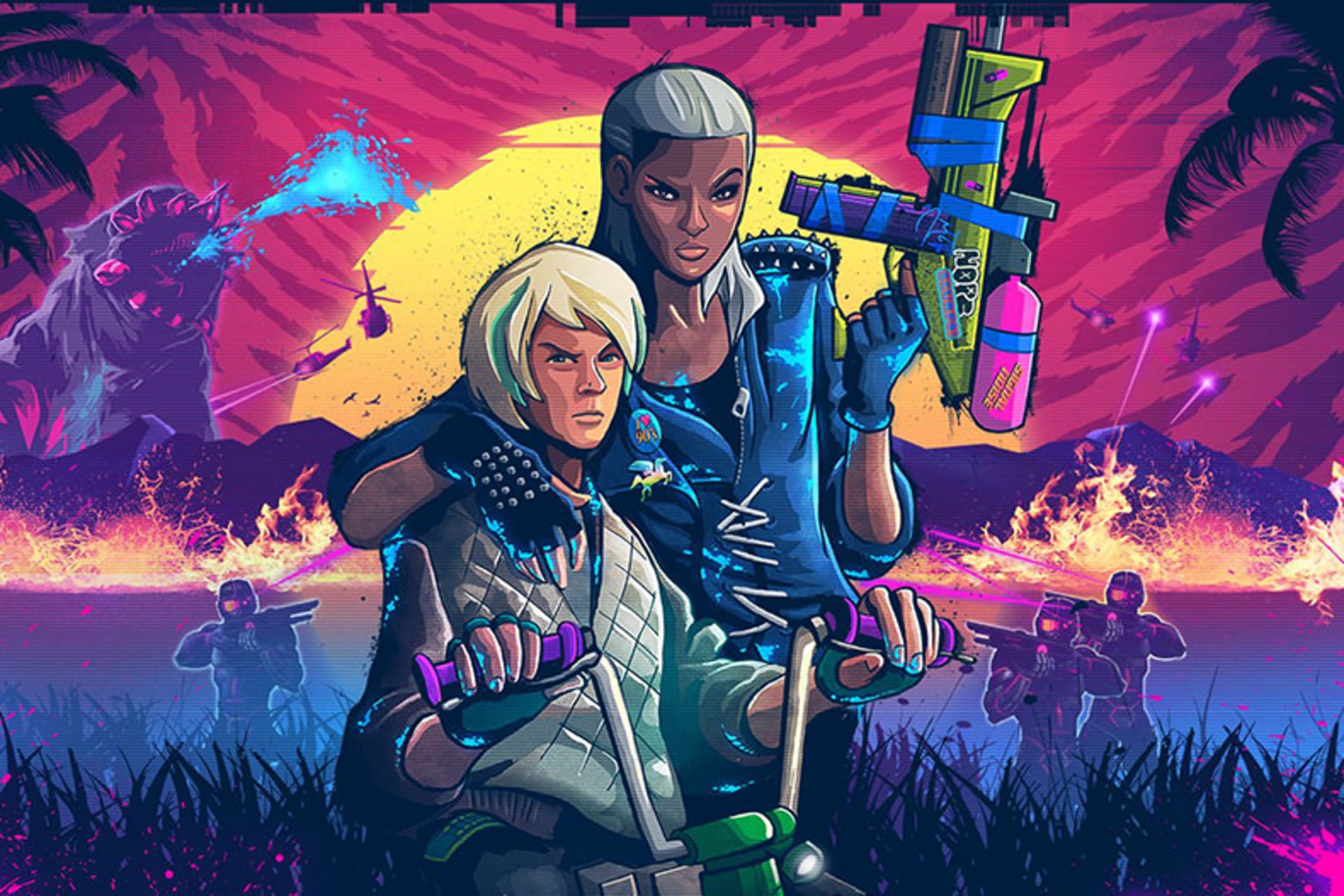 بازی Trials of the Blood Dragon