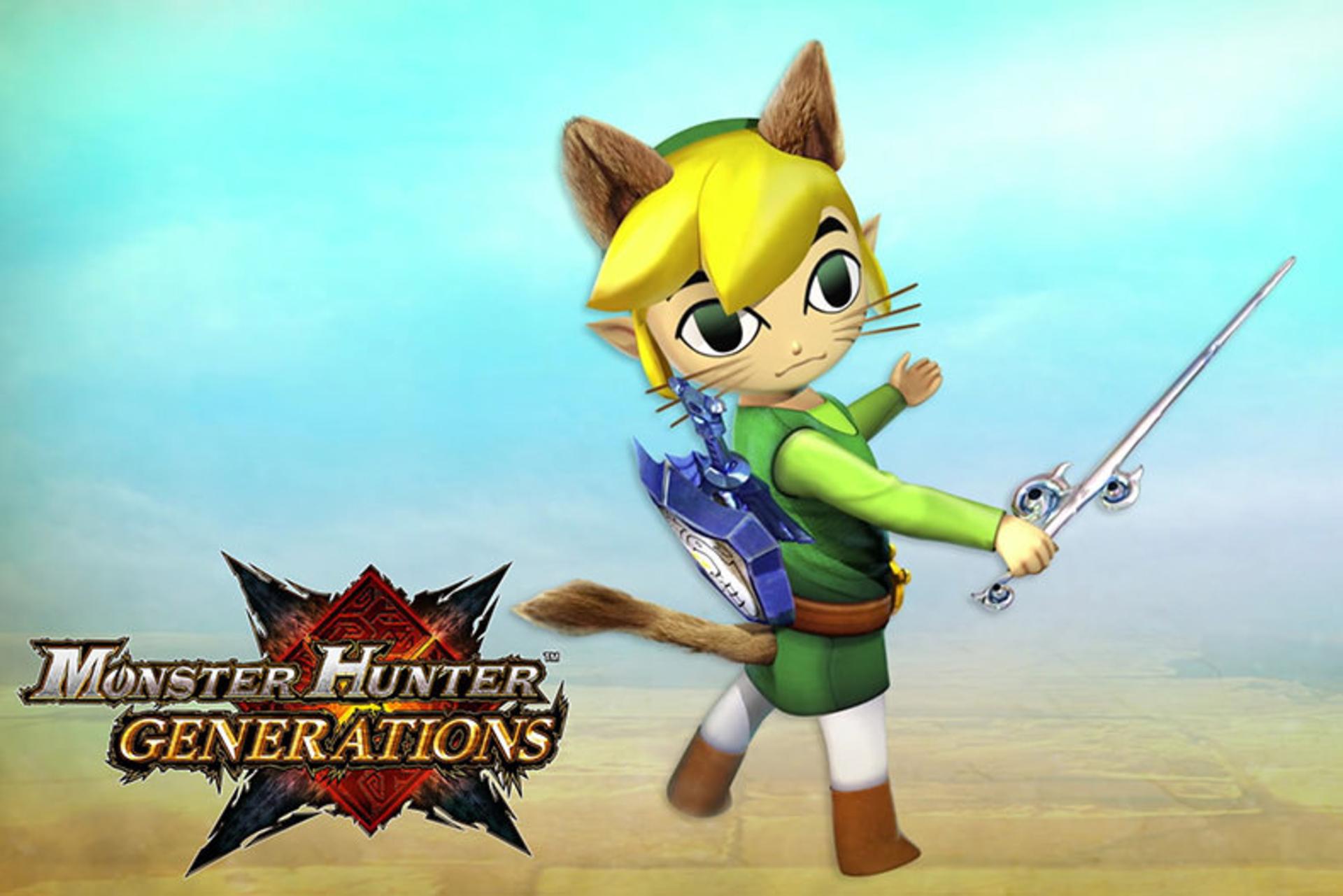 ink zelda Monster Hunter Generations