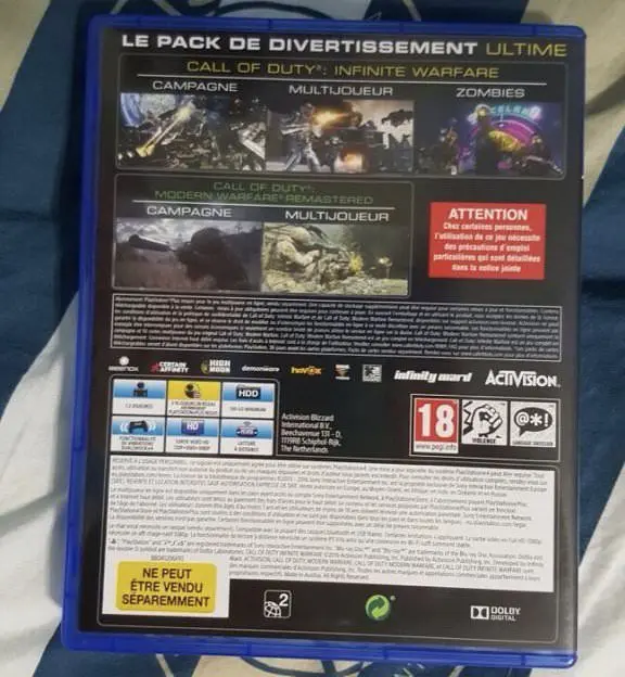 infinite warfare legacy edition back