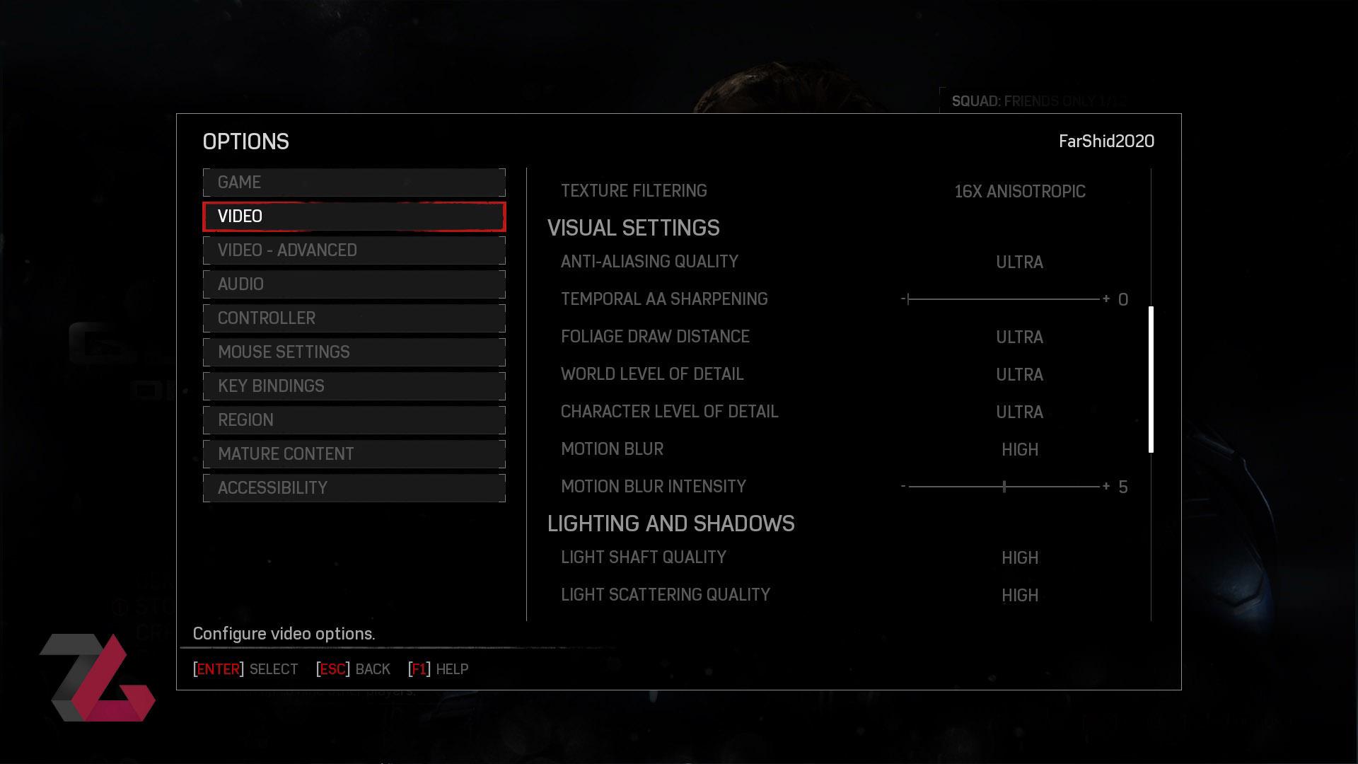 Gears of War 4 Graphical Options