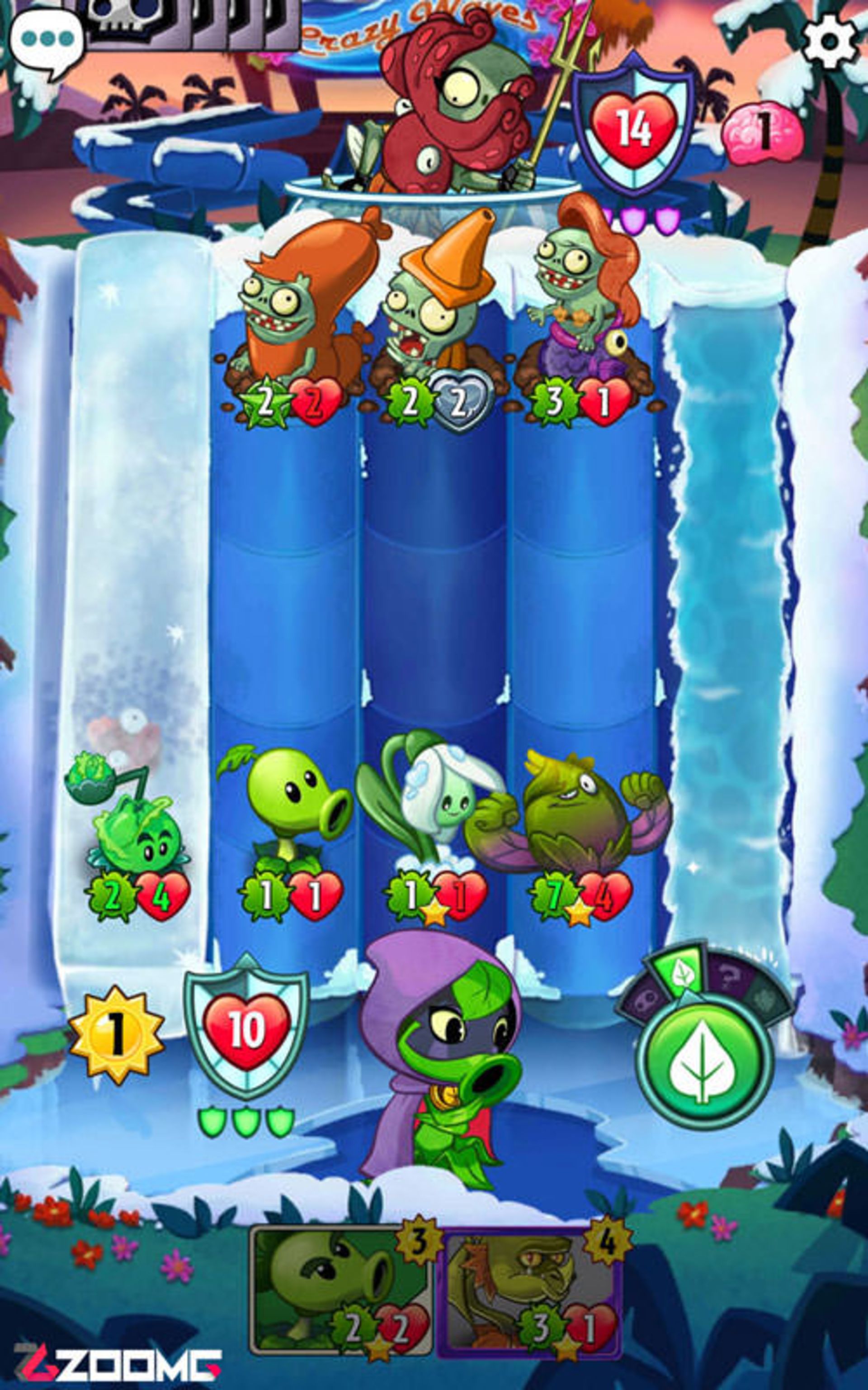 Plants vs Zombies Heroes Zoomg