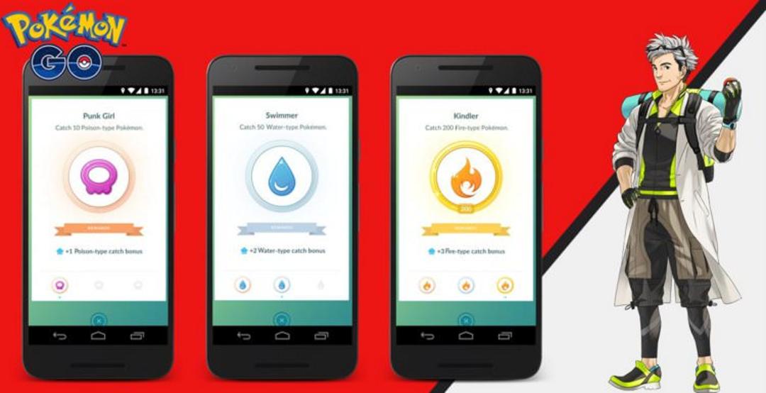 مدال ها در بازی پوکمون گو (Pokemon Go)