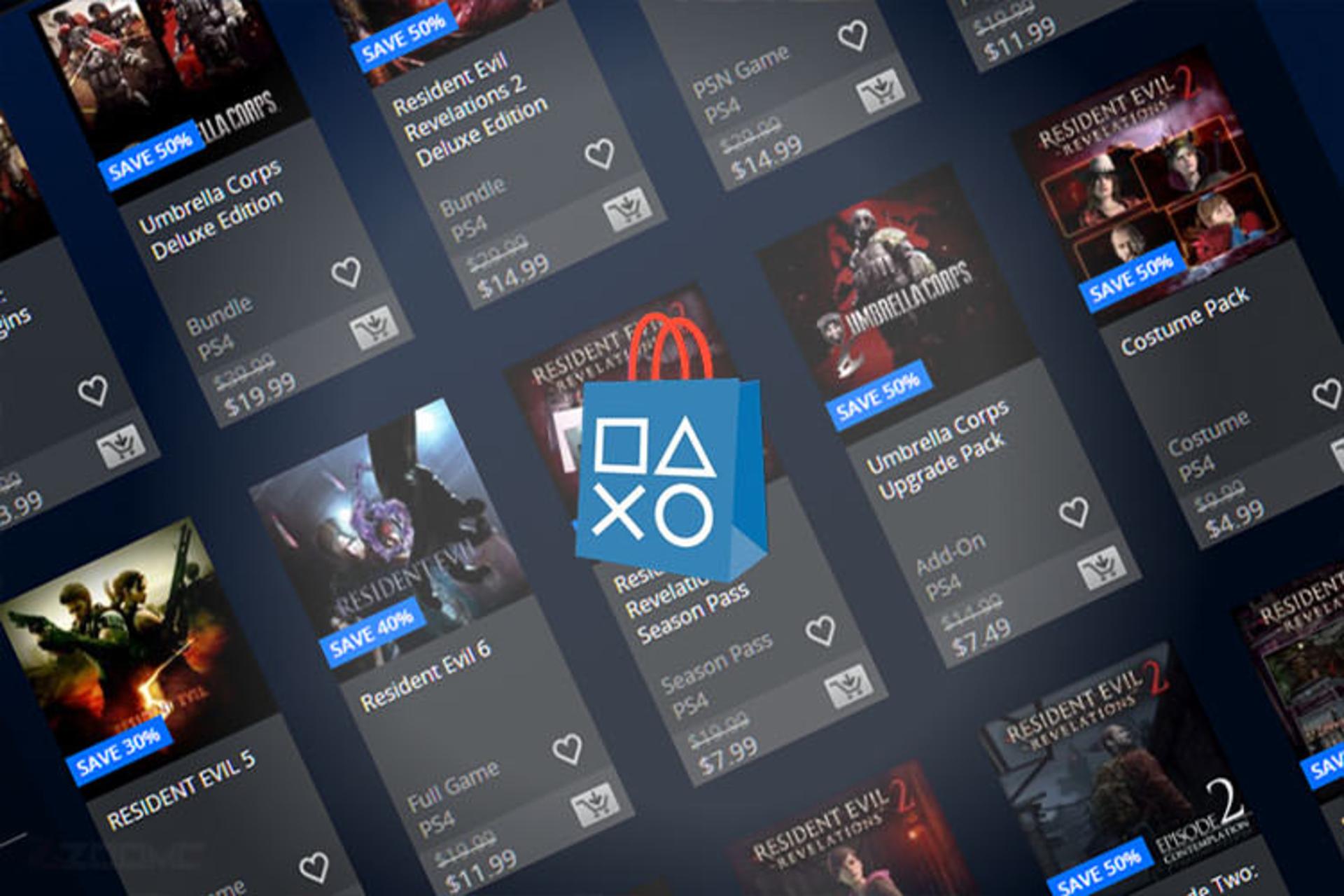 Resident Evil Sales PS Store
