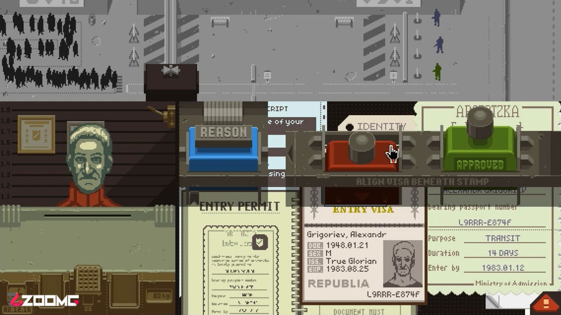 Papers, Please Zoomg