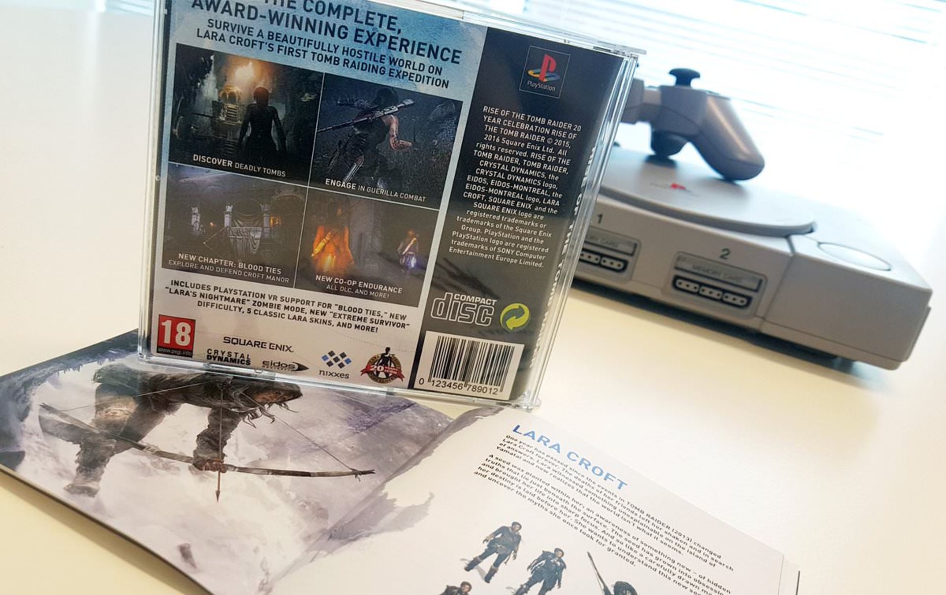 Rise of the Tomb Raider PSone Case
