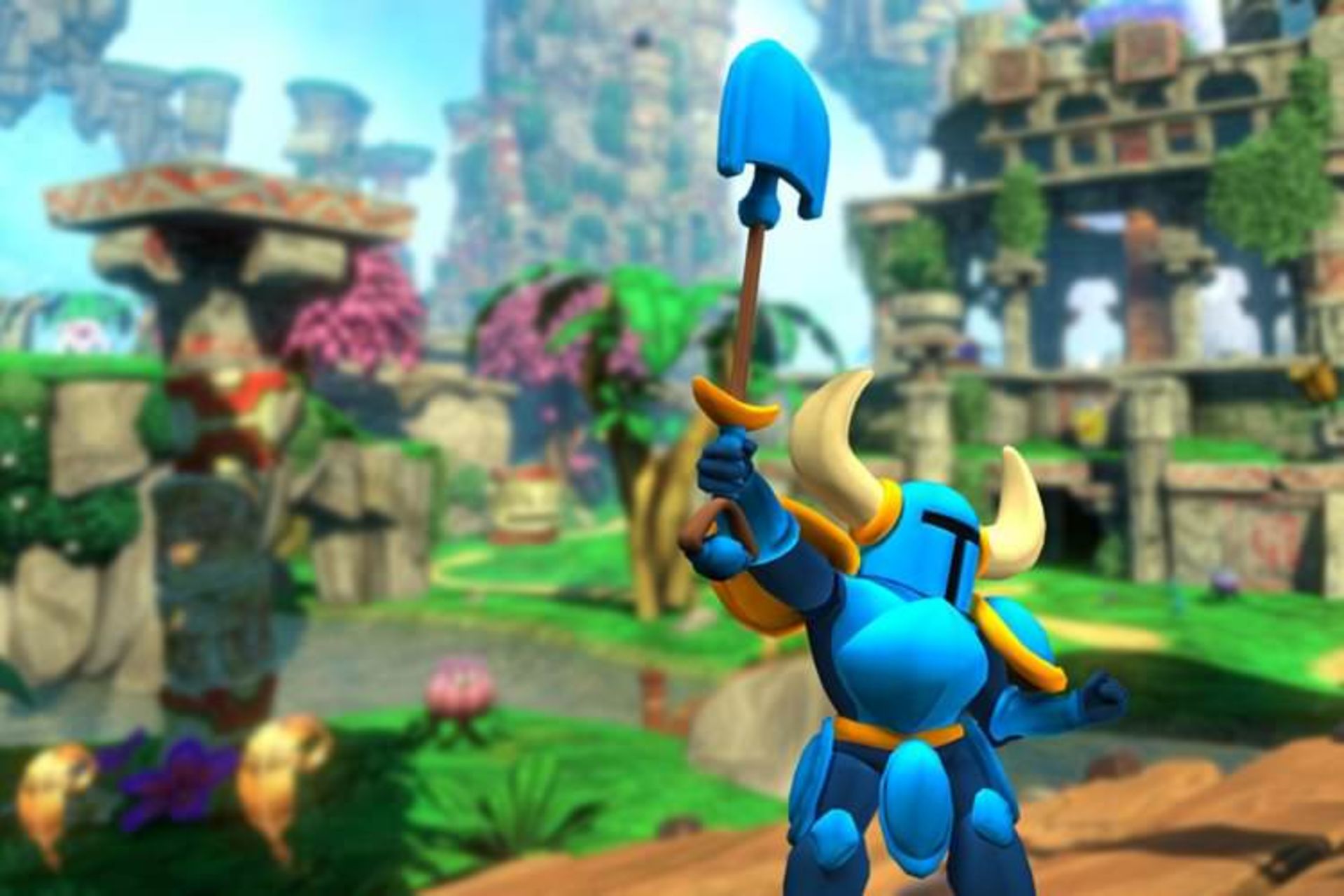 شخصیت Shovel Knight در بازی Yooka-Laylee