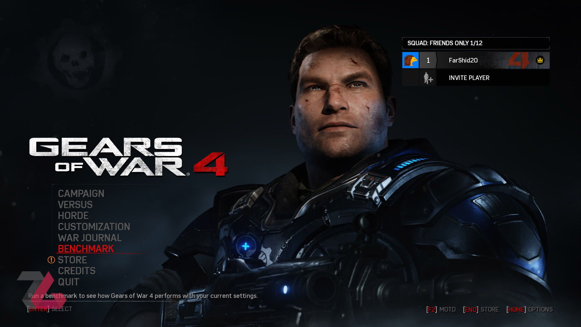 Gears of war 4 Main Menu PC Windows 10