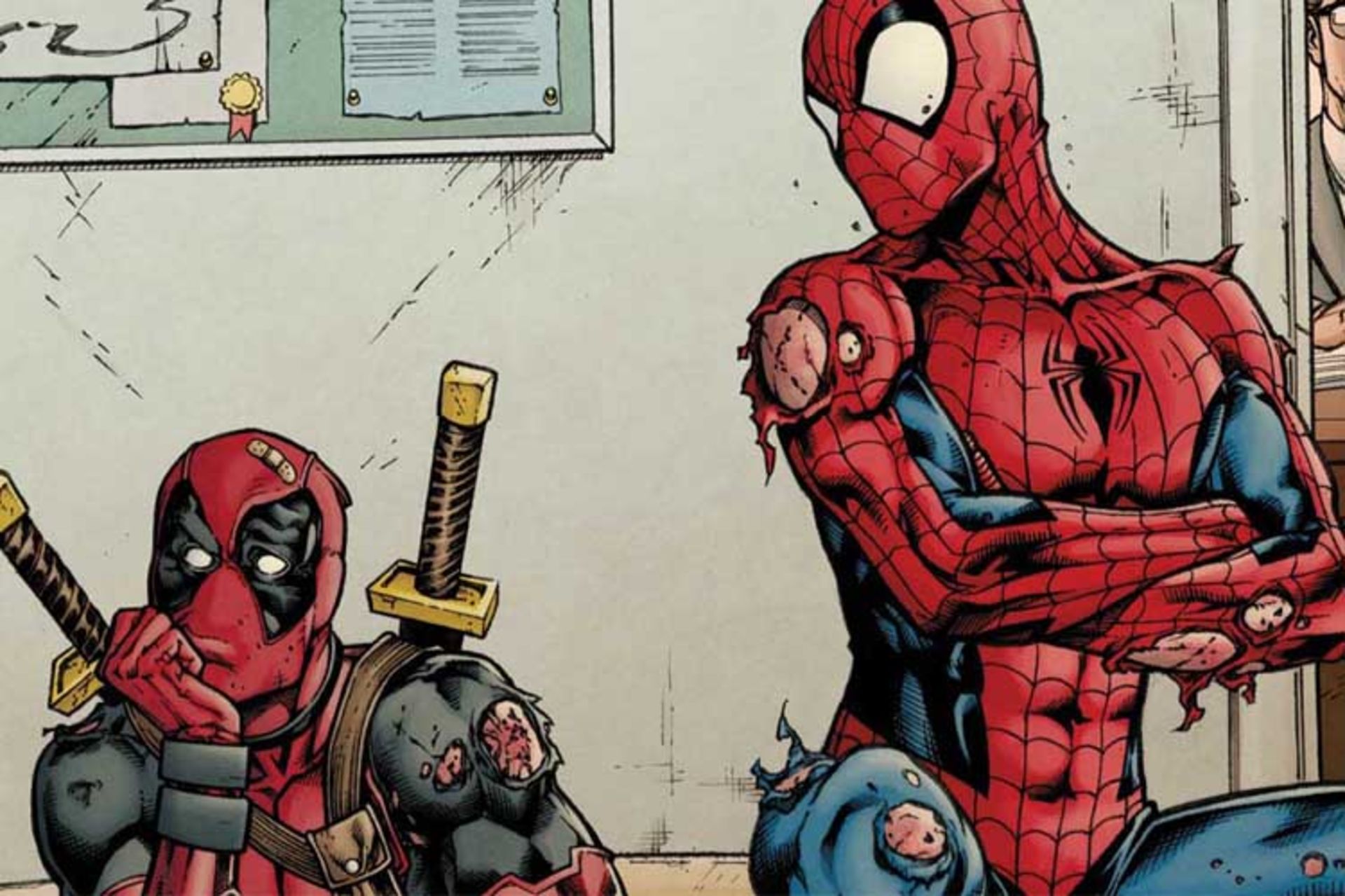 spider man and deadpool