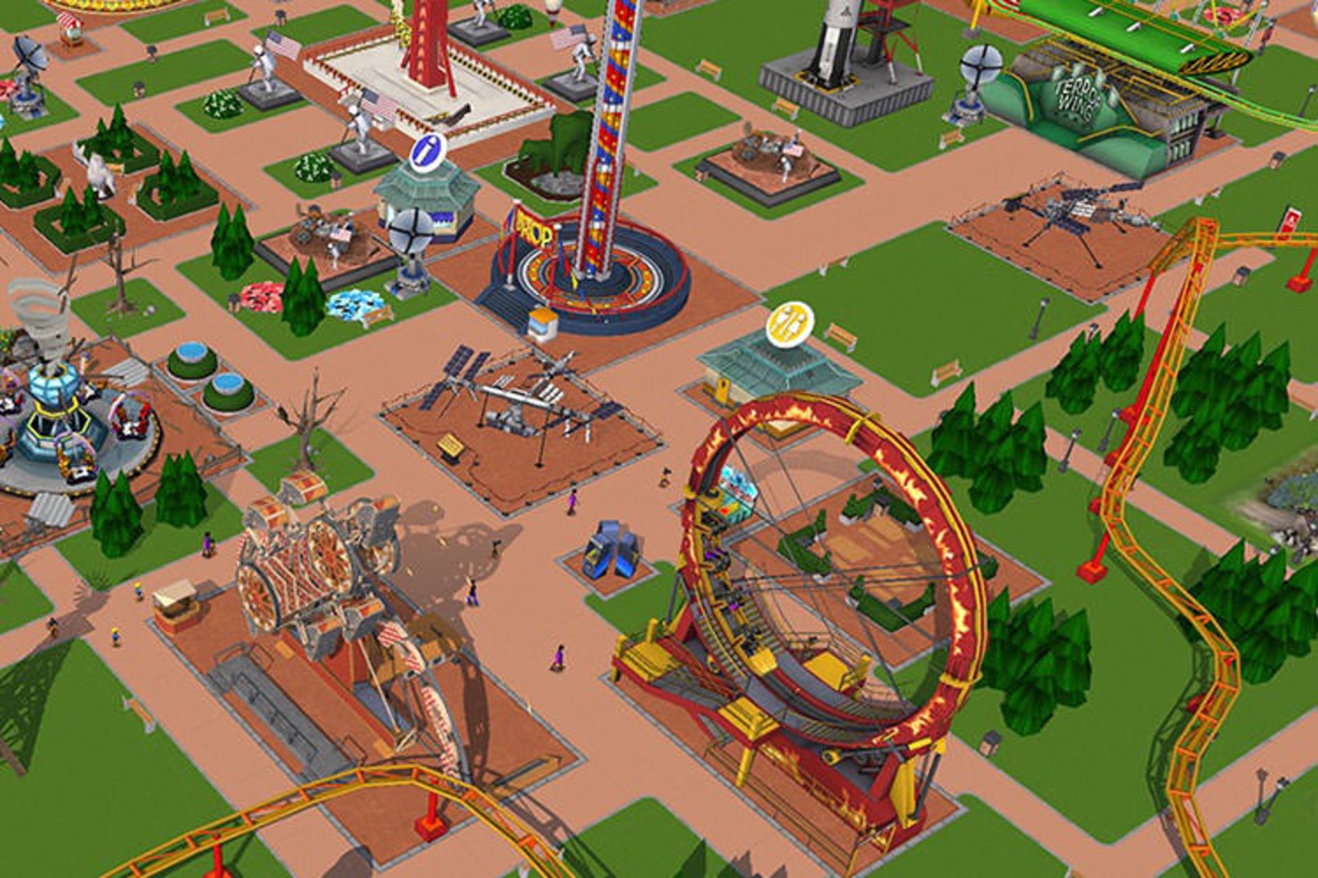 RollerCoaster Tycoon touch