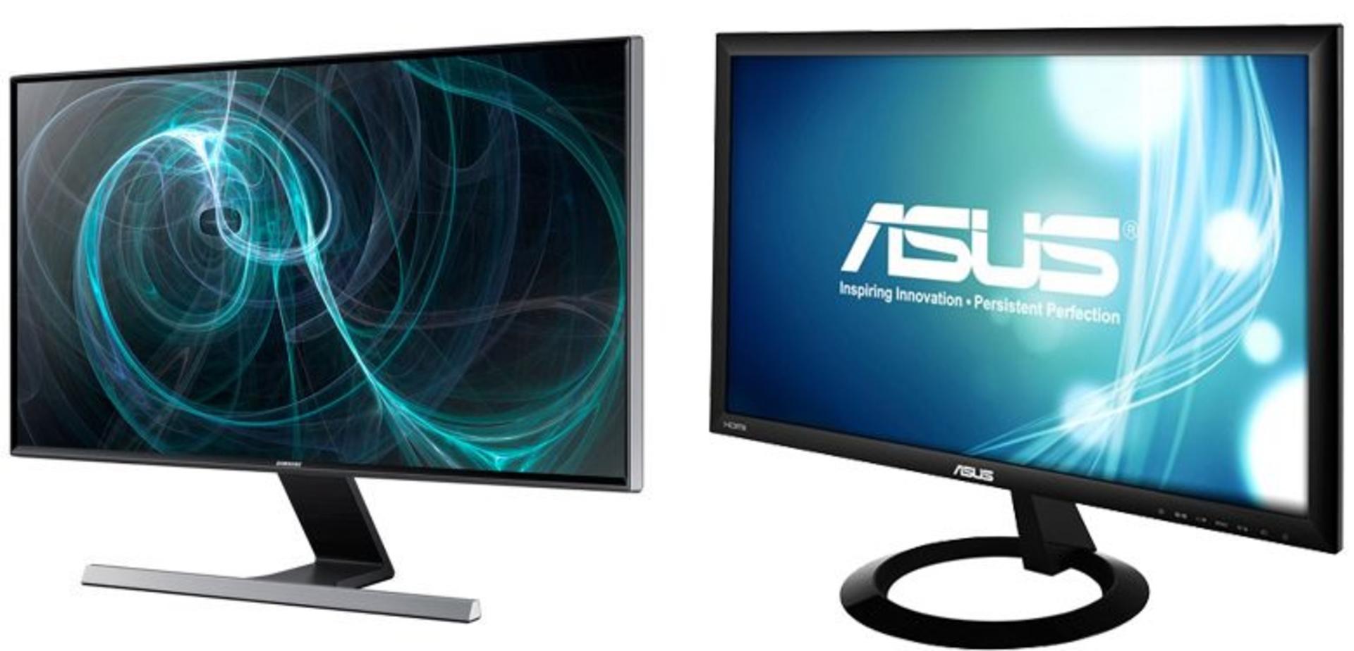 SAMSUNG and ASUS Monitor