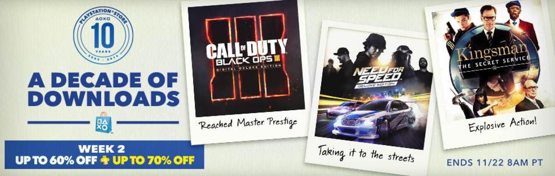 PlayStation Store 10th Anniversary Sale